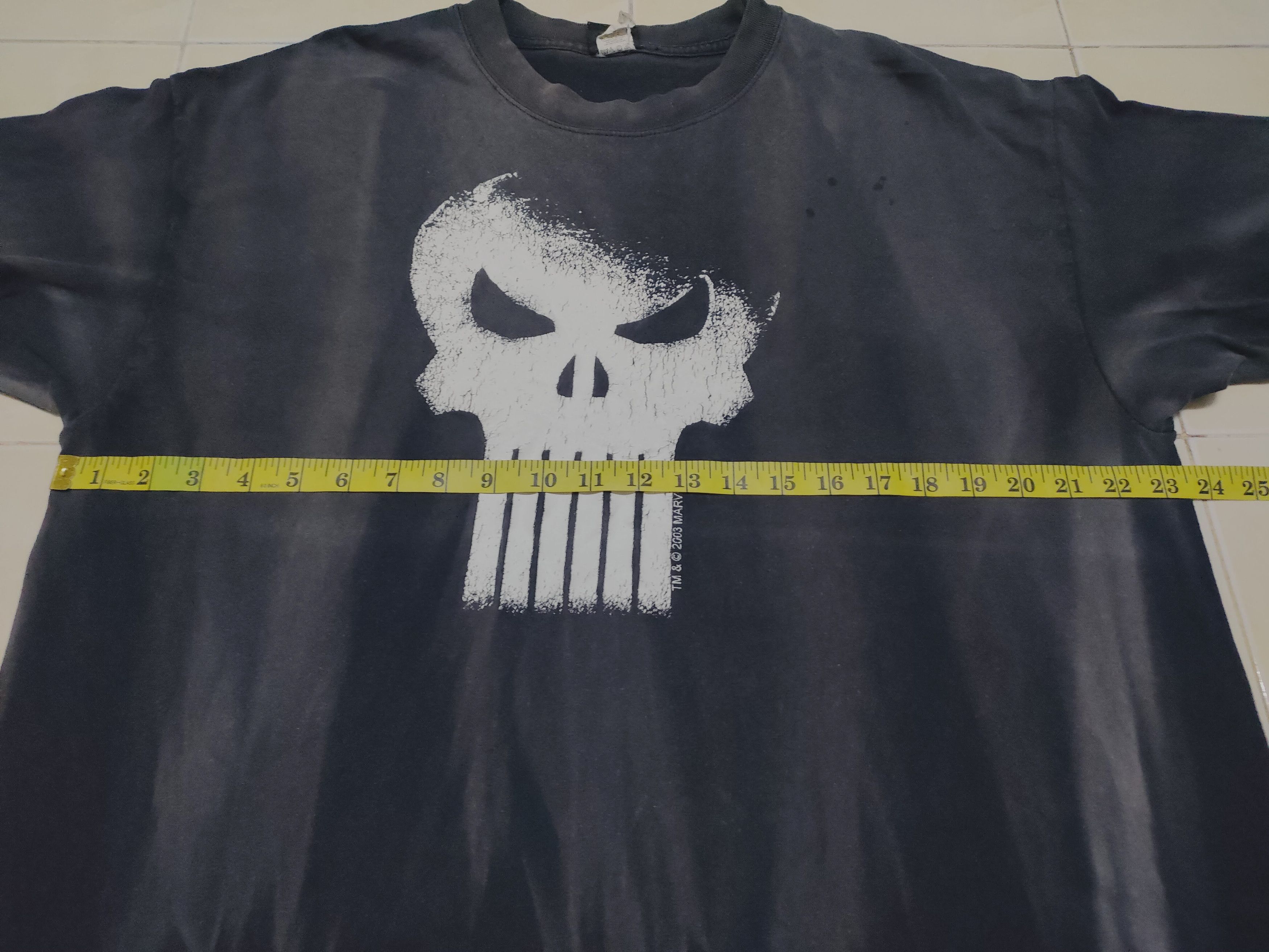 DC Comics × Vintage Vintage DC Comics Punisher Marvel Faded Tee Size US XL / EU 56 / 4 - 6 Thumbnail