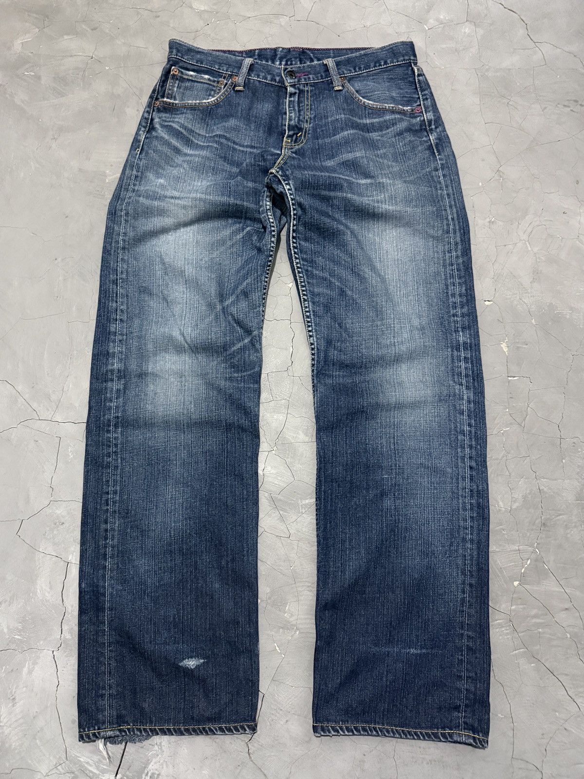 Levi's Vintage Clothing 2000s LVC 567 503 Baggy Loose Fit Jeans Made In Japan Size US 30 / EU 46 - 2 Thumbnail