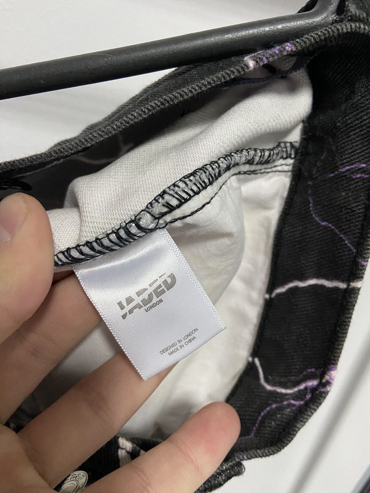 Jaded London × Vintage Jaded London Vintage jeans lightning overprint denim pants Size US 28 / EU 44 - 6 Thumbnail