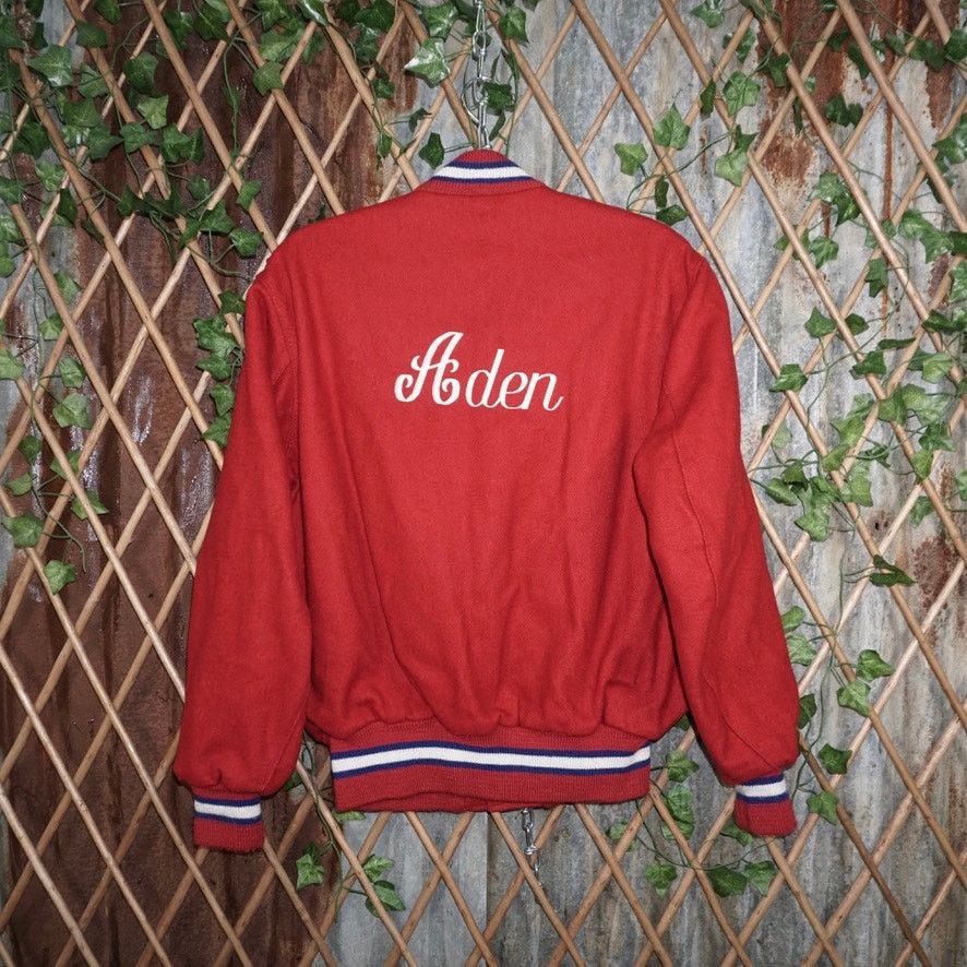 Vintage Medium - Vintage Y2K DeLong 1990s embroider Varsity jacket Size US M / EU 48-50 / 2 - 2 Thumbnail