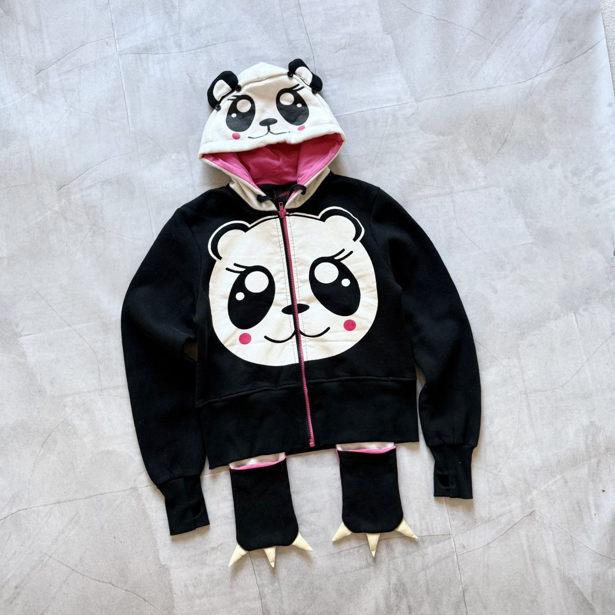 Hysteric Glamour Jawbreaker Panda Full Zip Faded Hoodie Hysteric Glamour Vibe Size M / US 6-8 / IT 42-44 - 1 Thumbnail