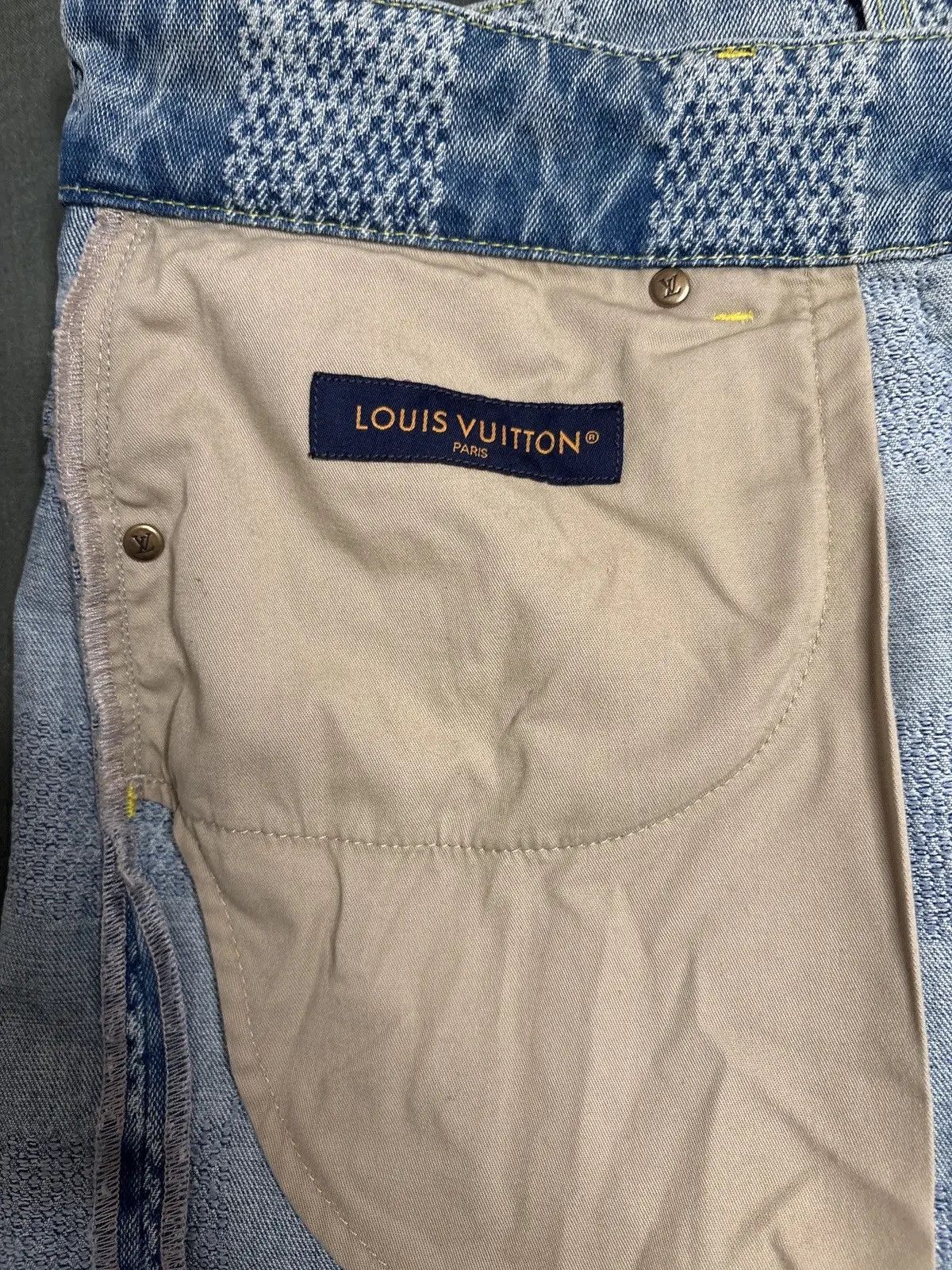 Louis Vuitton Damier Denim Skate Pants Size US 36 / EU 52 - 3 Thumbnail