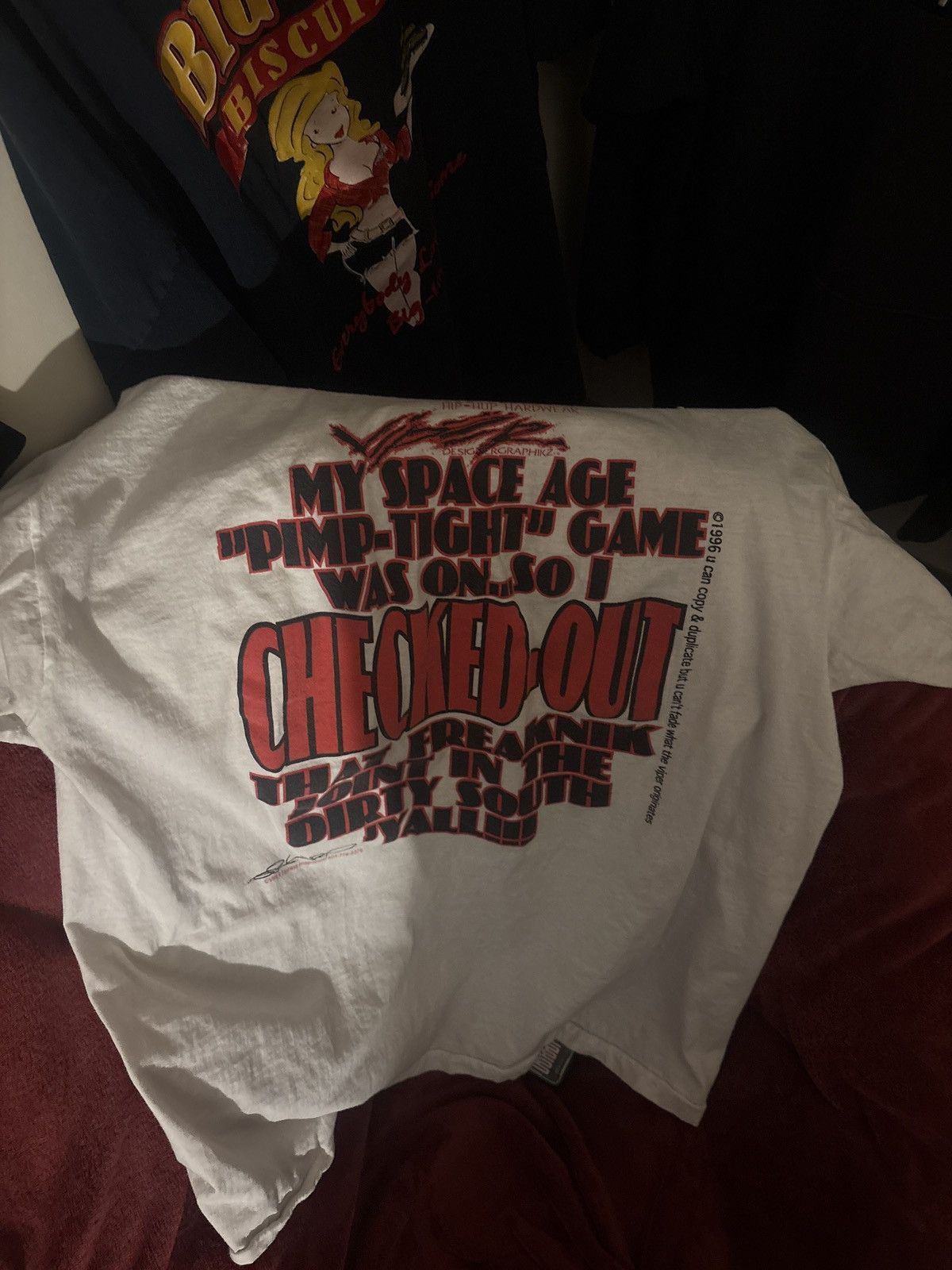 Vintage EXPLICIT*** Vintage 1996 Freaknik shirt Size US L / EU 52-54 / 3 - 3 Thumbnail