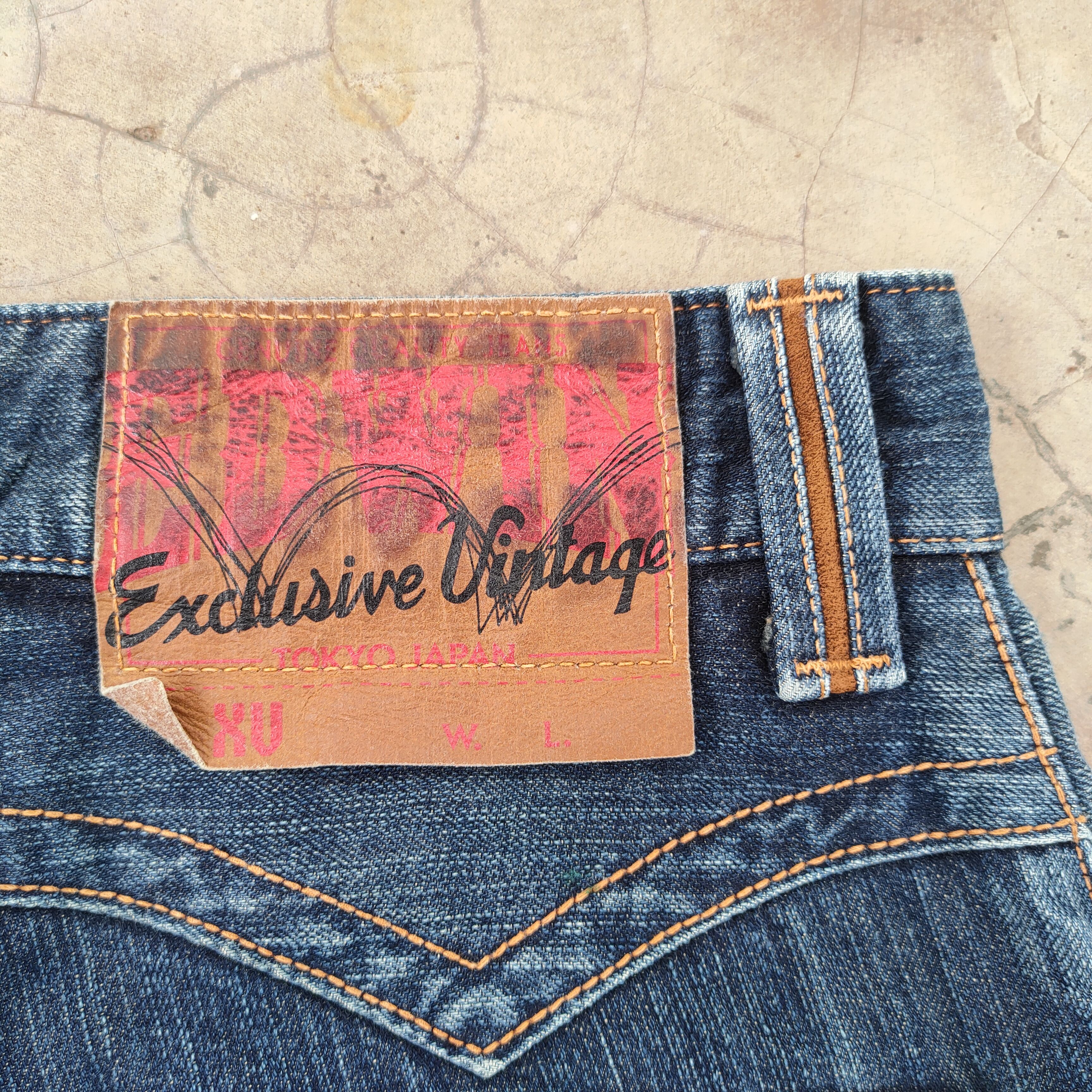 Edwin VINTAGE EDWIN EV FADED RIPPED JEANS DENIM PANTS Size US 30 / EU 46 - 15 Thumbnail
