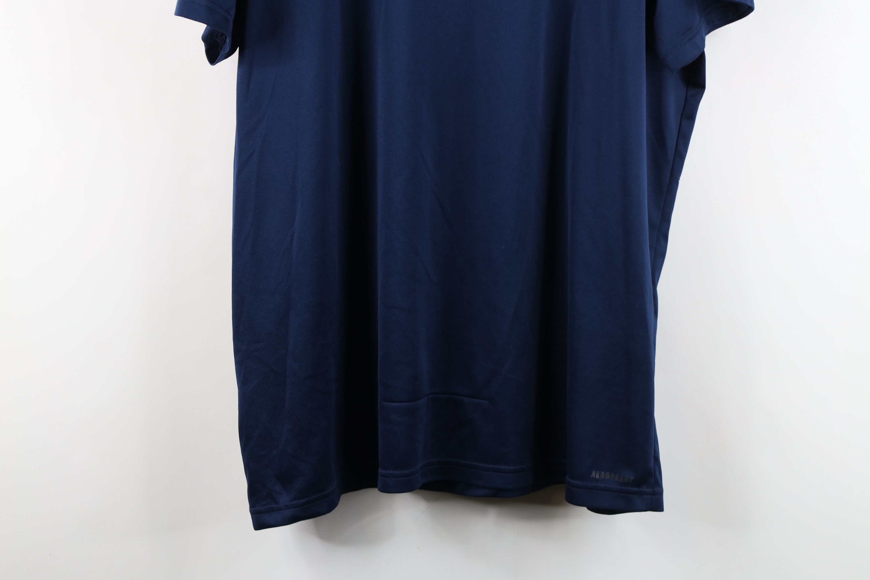 Adidas Adidas University of Akron Baseball Knit T-Shirt Navy Blue Size US XL / EU 56 / 4 - 15 Thumbnail