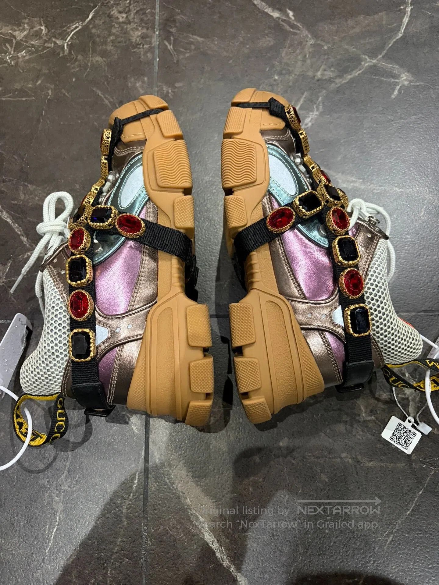 Gucci Gucci Flashtrek Low. Size US 5 / IT 35 - 3 Thumbnail