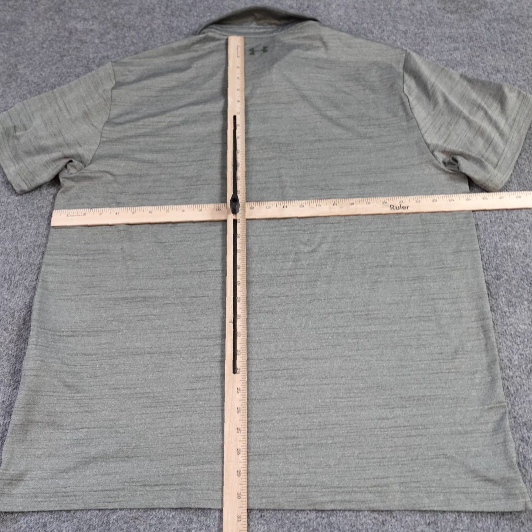 Under Armour Under Armour Polo Shirt 2XL Green Olive Heather Cavalier Country Club Mens Golf Short Sleeve Collared Button Shirt Pattern Solid Size US XXL / EU 58 / 5 - 5 Thumbnail