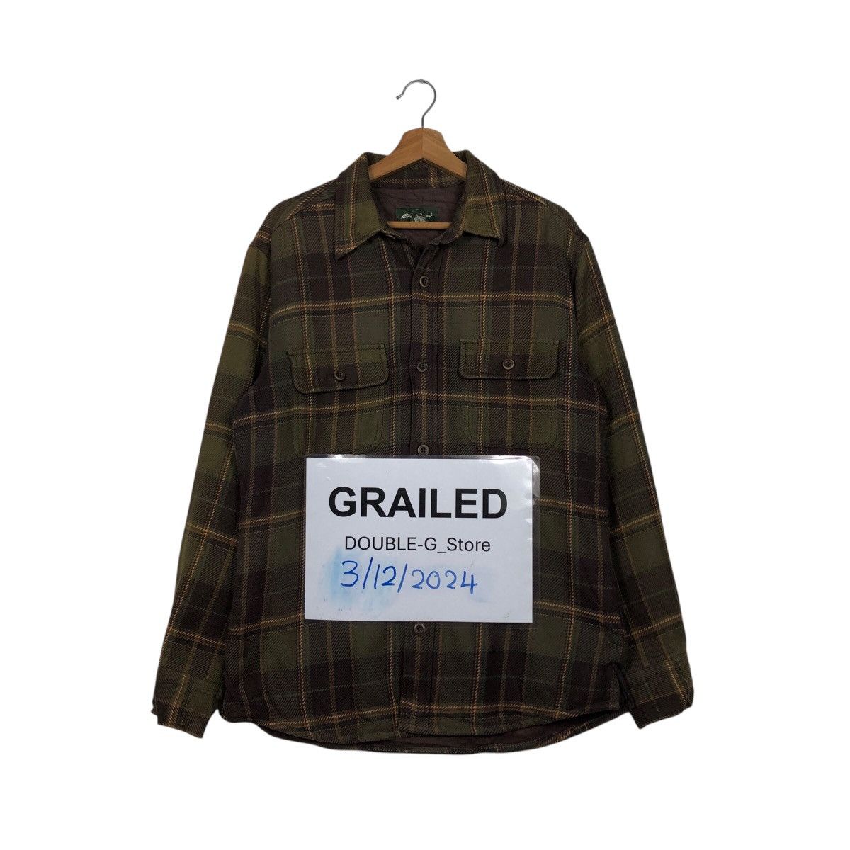 Flannel 📌Vintage Shirt Button Jacket Eddie Bauer Tartan Design Size US S / EU 44-46 / 1 - 1 Thumbnail