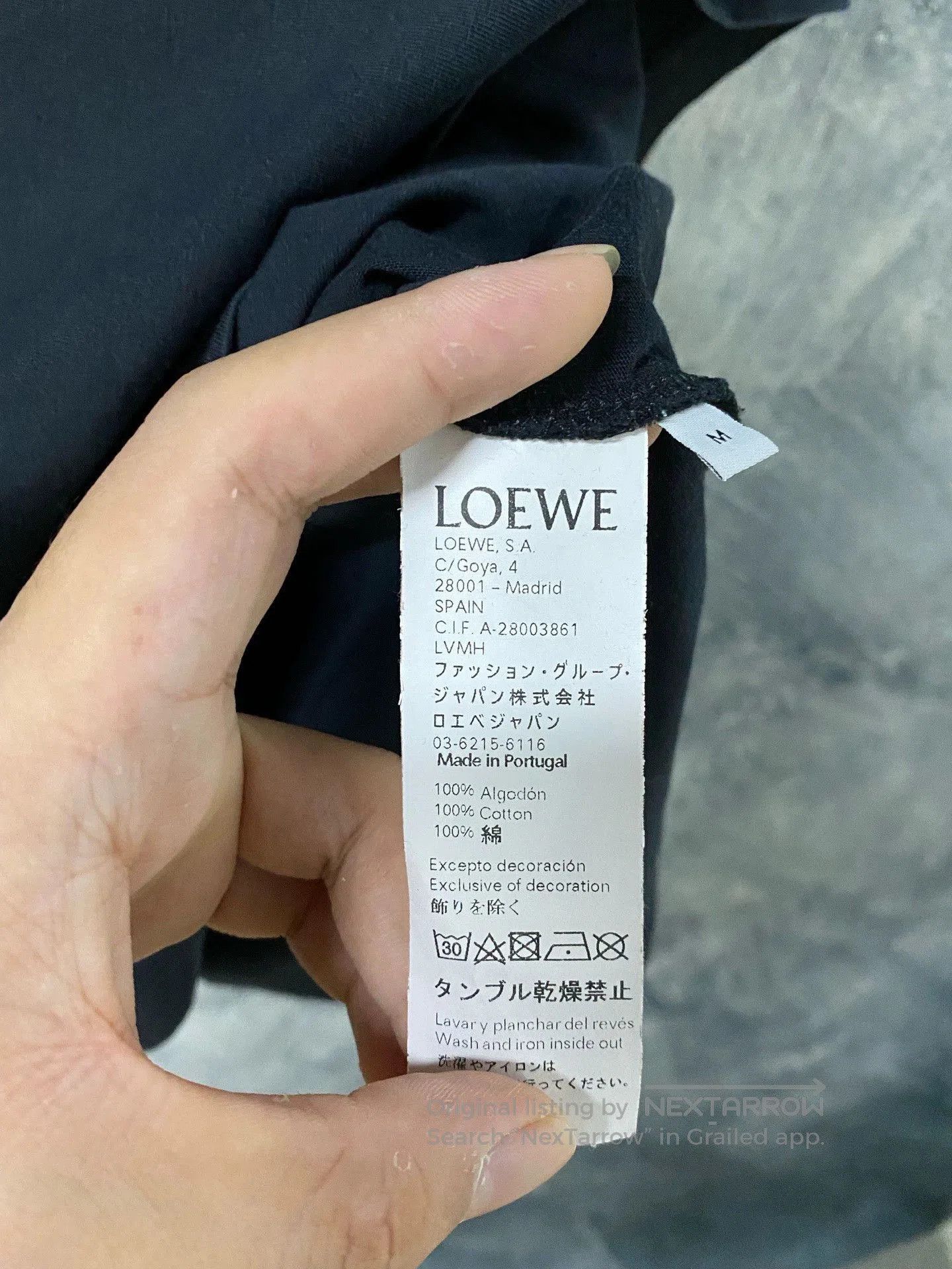 Loewe LOEWE FW21 Anagram Short Sleeve T-shirt. Size US M / EU 48-50 / 2 - 4 Thumbnail