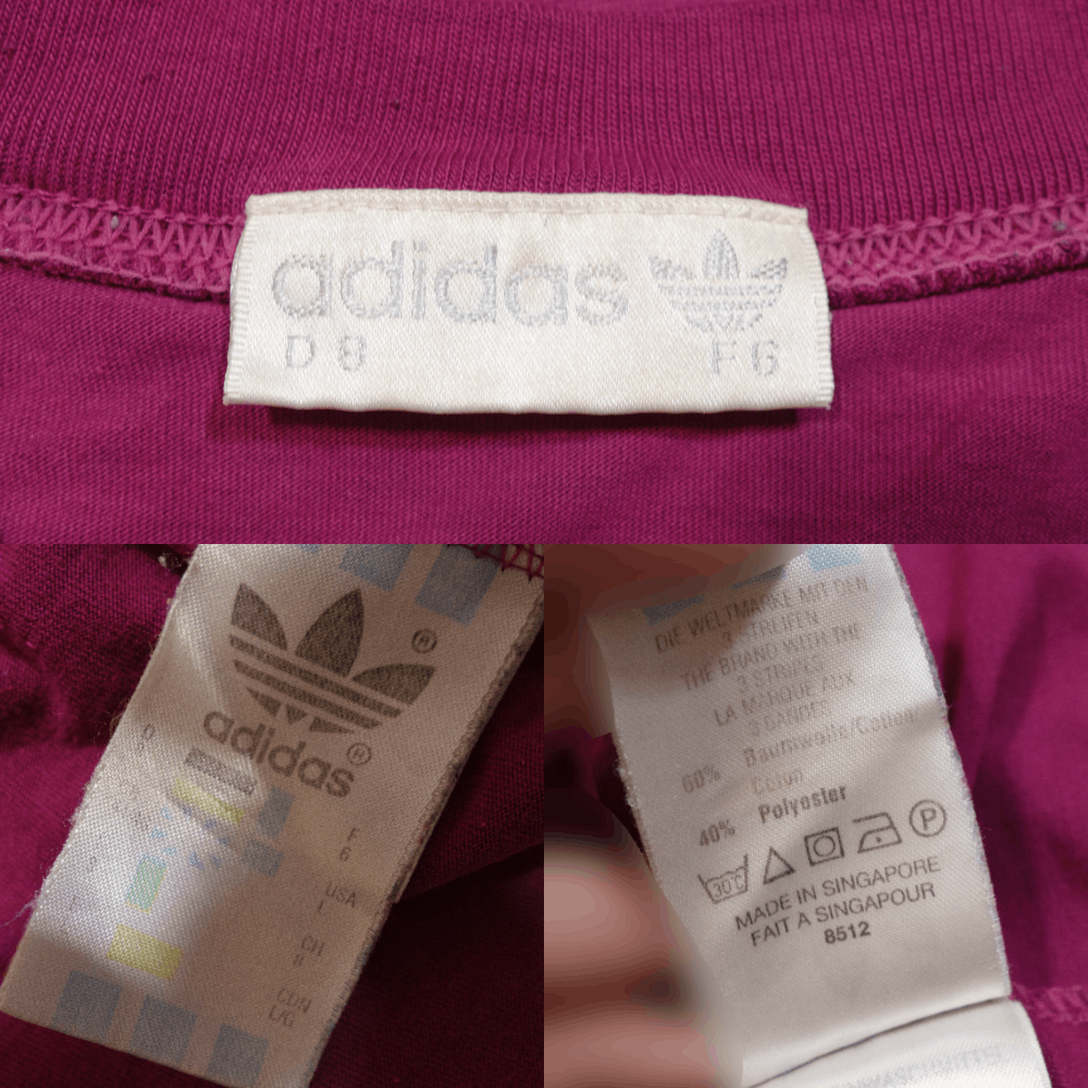Adidas 90S Logo Striped T-Shirt Size US L / EU 52-54 / 3 - 7 Thumbnail
