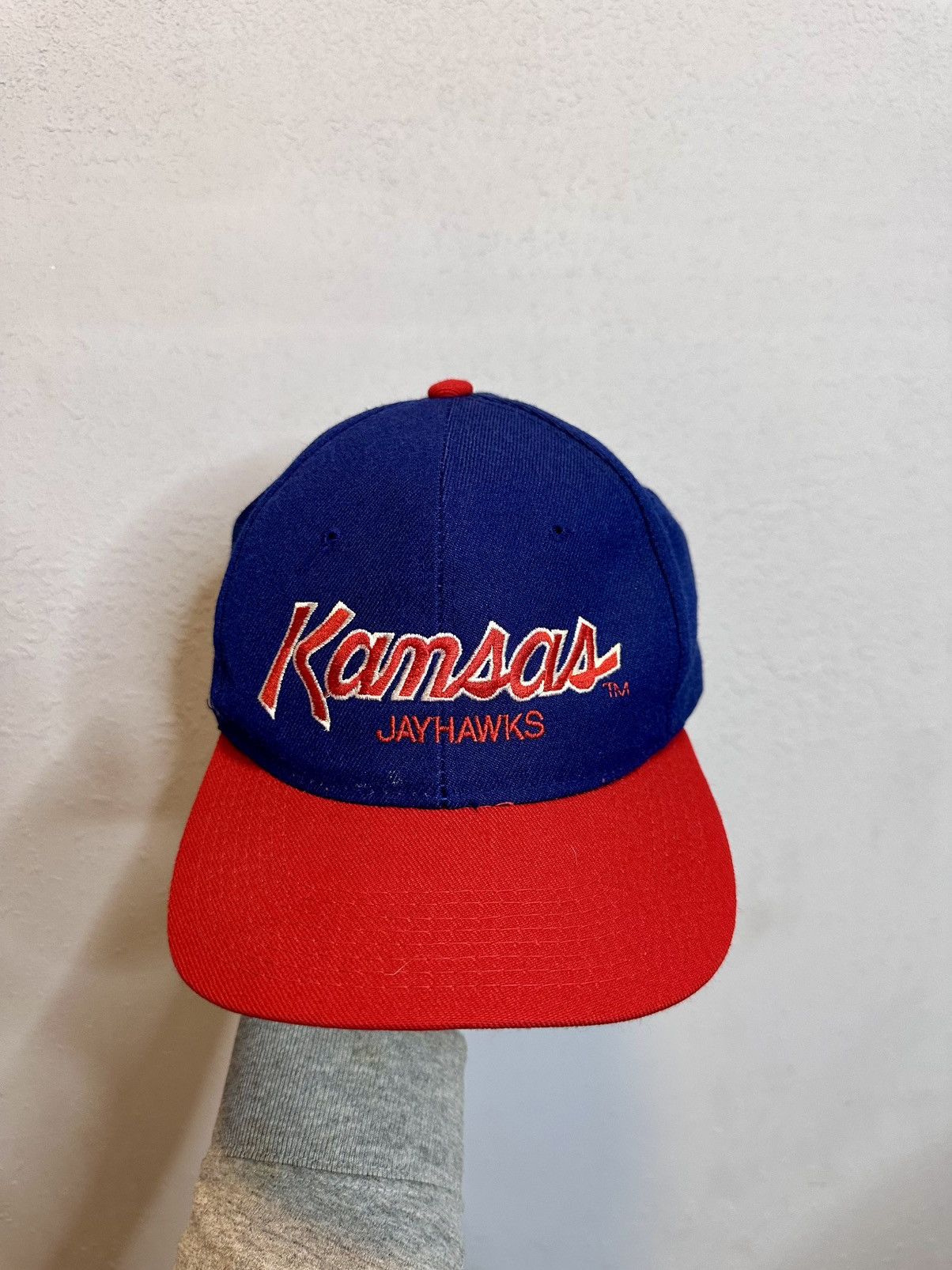Sports Specialties Kansas Jayhawks sports specialties hat script SnapBack 80s Size ONE SIZE - 1 Thumbnail