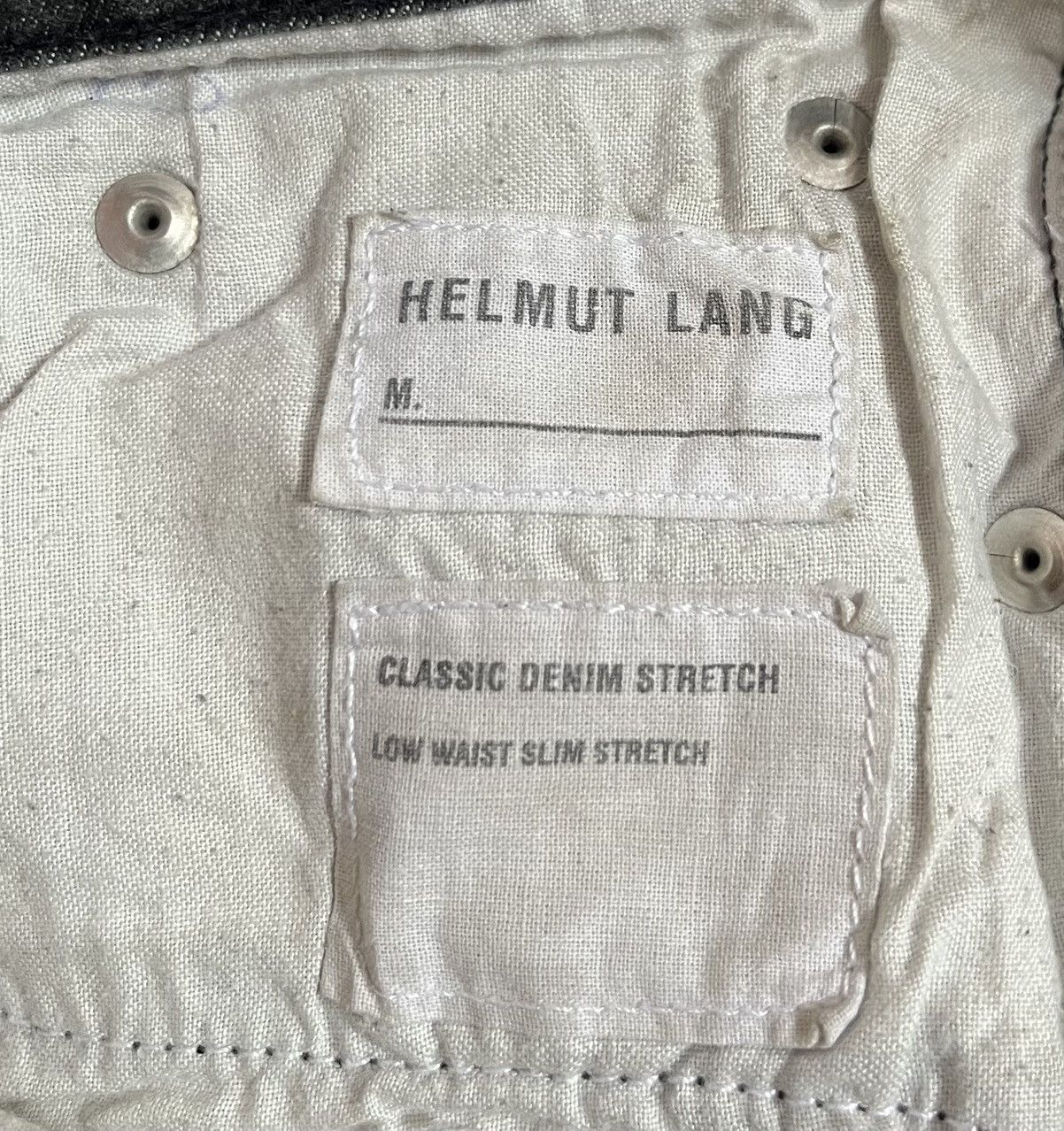 Helmut Lang Vintage helmut lang classic denim stretch grey jeans Size US 29 - 6 Thumbnail
