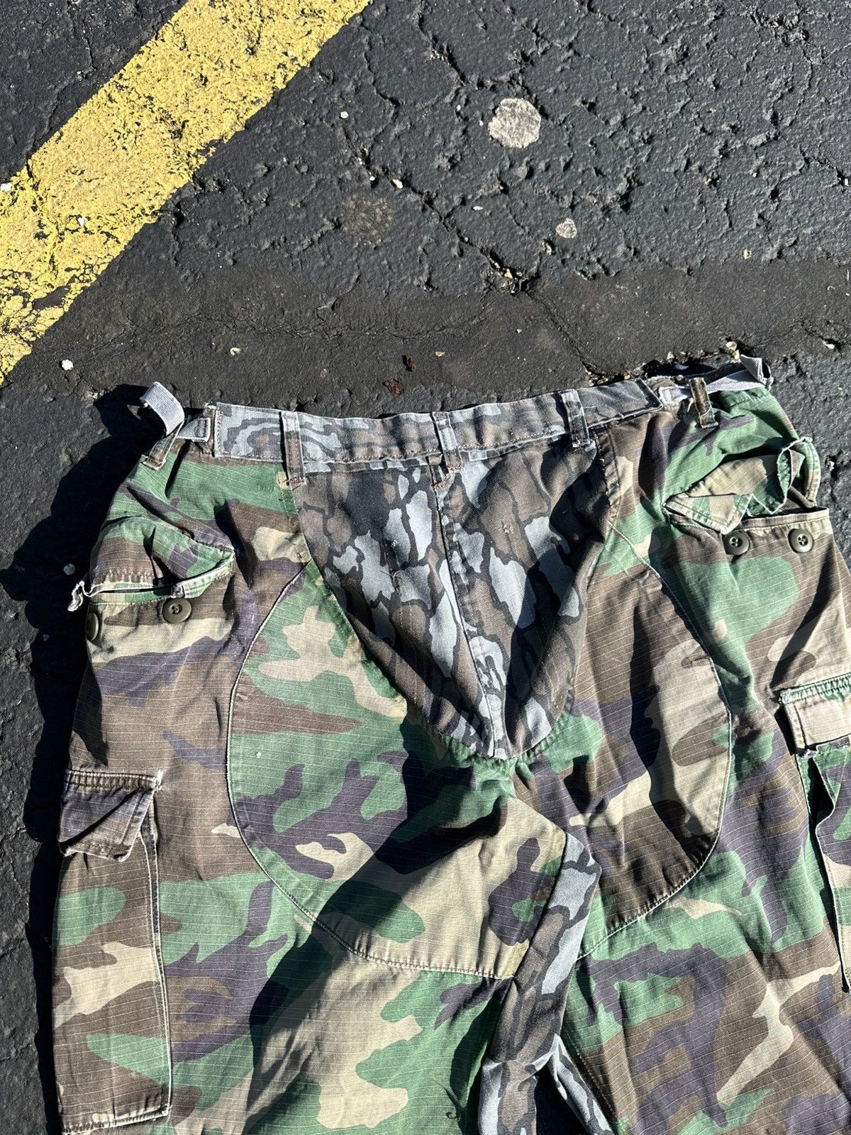 Vintage Custom Camo Military Cargo Pants by Drew Reid’s Denim Repair Size US 36 / EU 52 - 7 Thumbnail