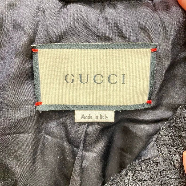 Gucci Gucci Yellow and black color block tweed woven small fragra Size M / US 6-8 / IT 42-44 - 4 Thumbnail