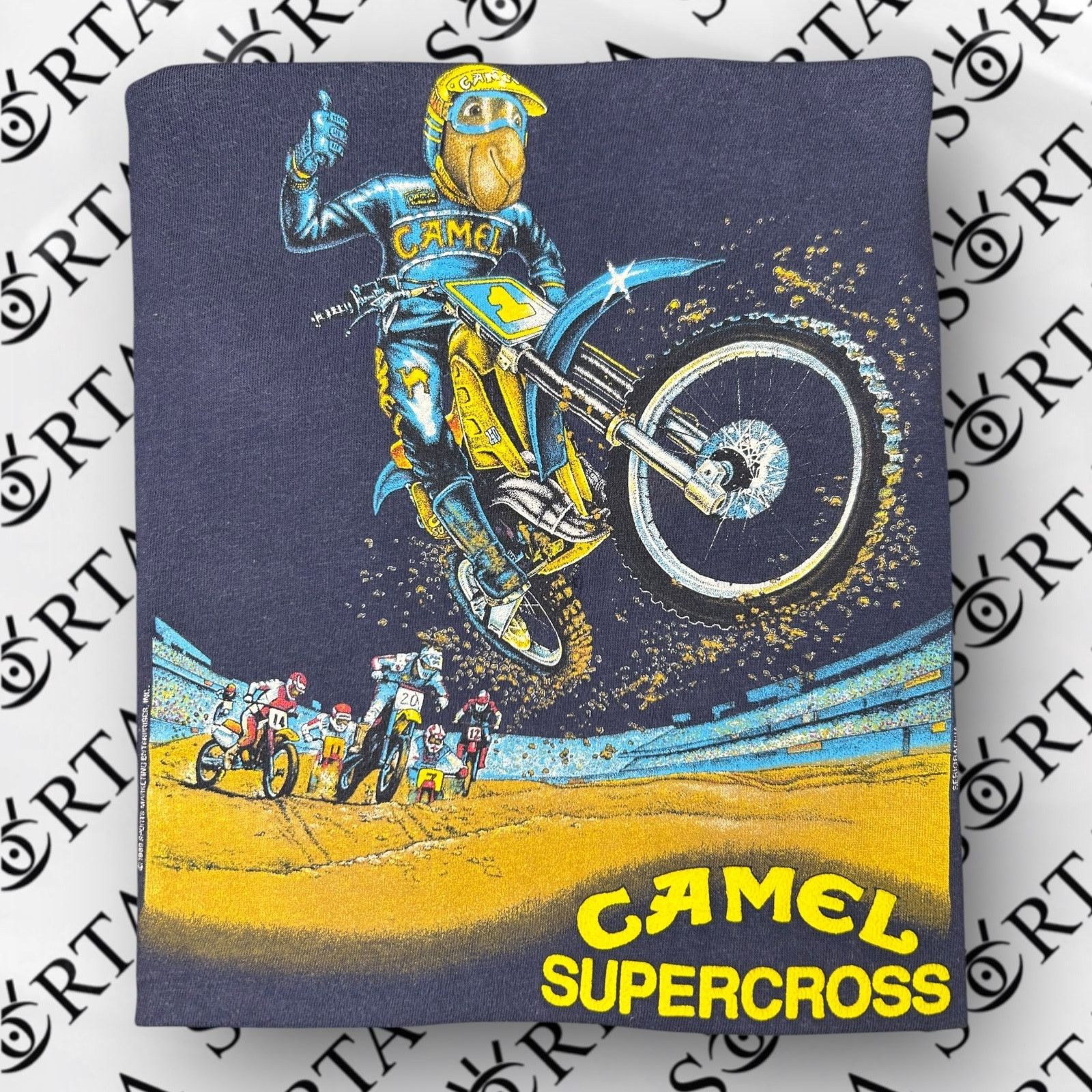 Camel VTG 1989 Camel Supercross Motocross Short Sleeve Shirt Rare Size US M / EU 48-50 / 2 - 9 Thumbnail