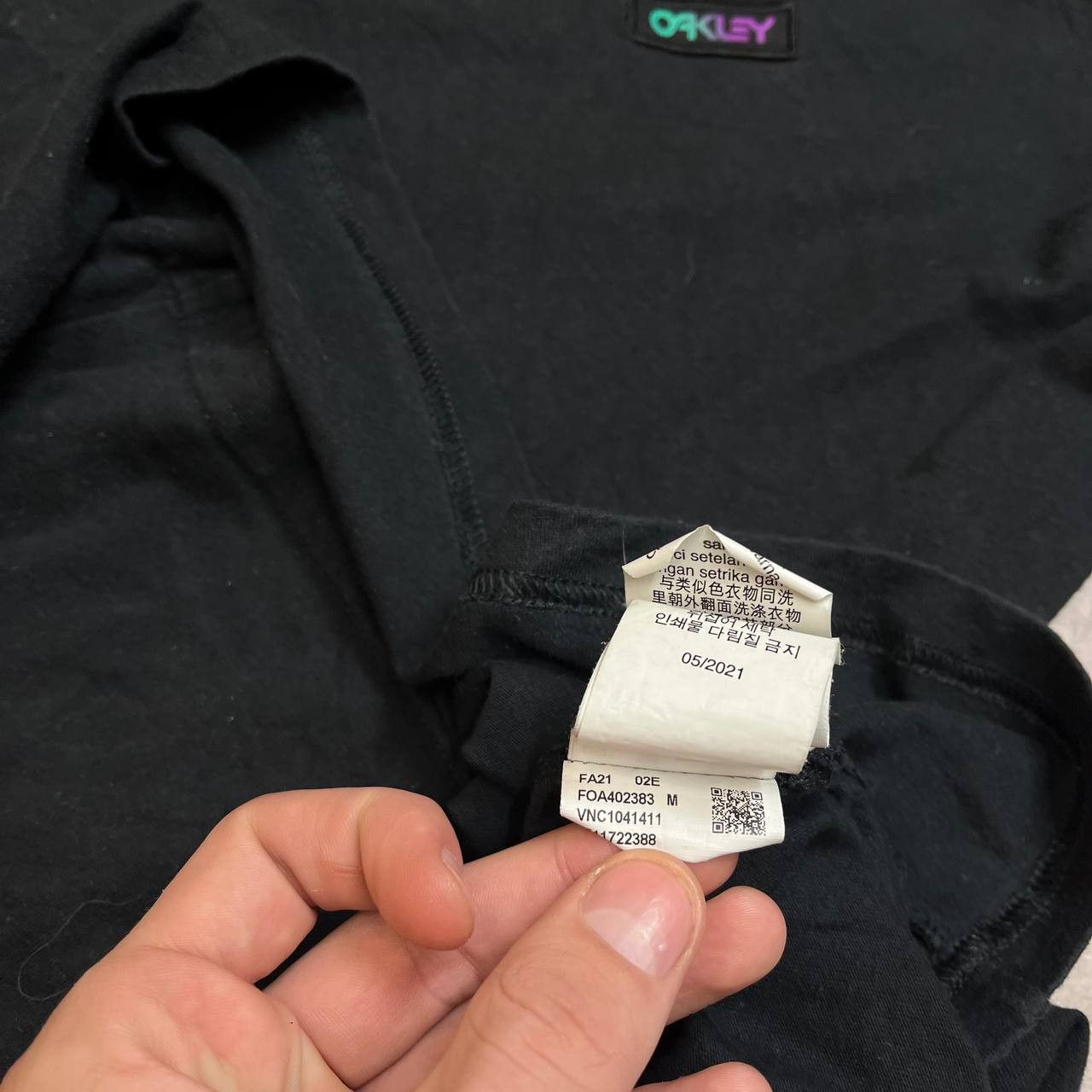 Oakley Oakley Black T-Shirt Mens Size M Size US M / EU 48-50 / 2 - 5 Thumbnail