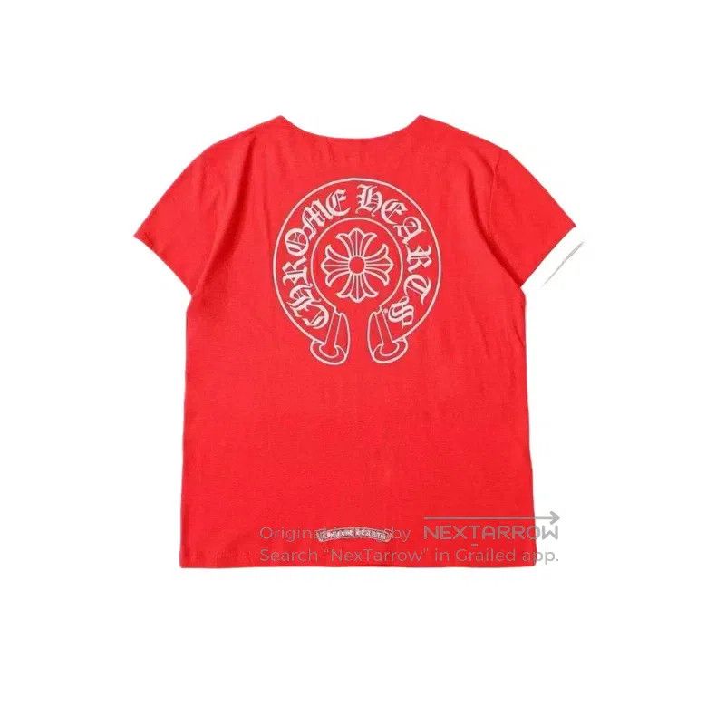 Chrome Hearts CHROME HEARTS Size S Red horseshoe short sleeves Size US S / EU 44-46 / 1 - 2 Thumbnail