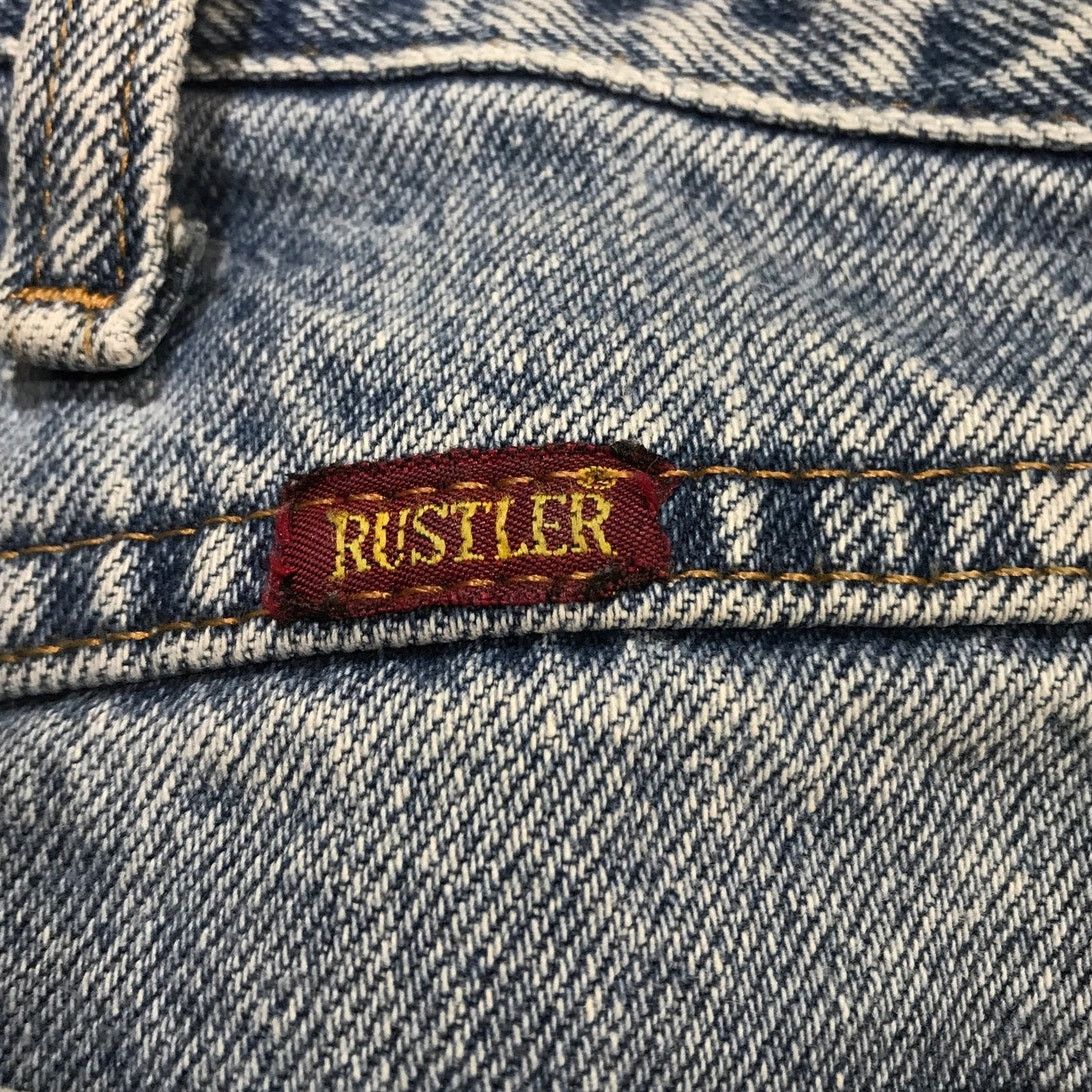 Rustler Wrangler Rustler 90s Denim Straight Leg Jeans Men 38” Size US 38 / EU 54 - 5 Thumbnail
