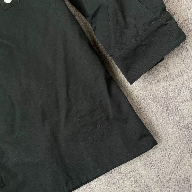 Rick Owens Rick Owens 18 Fw Patch Irregular Neck Nylon Black Jacket 2 Size US S / EU 44-46 / 1 - 6 Thumbnail