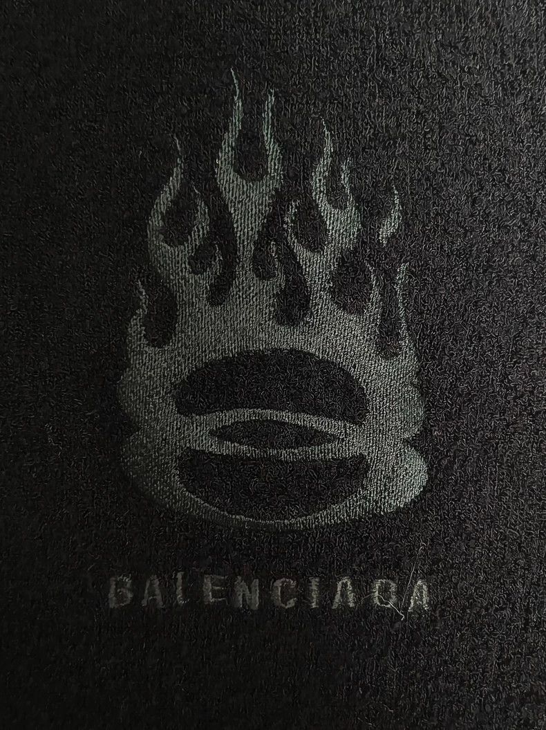 Balenciaga Balenciaga 24fall flame looped fleece towel zipper hooded s Size US L / EU 52-54 / 3 - 4 Thumbnail