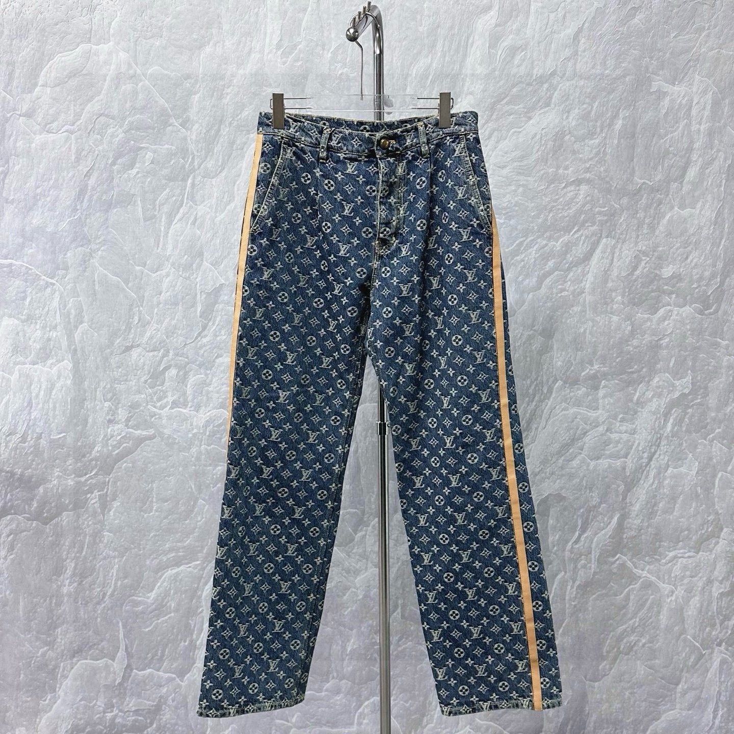 Louis Vuitton Louis Vuitton SS25 Monogram Denim Pants Size US 34 / EU 50 - 1 Thumbnail