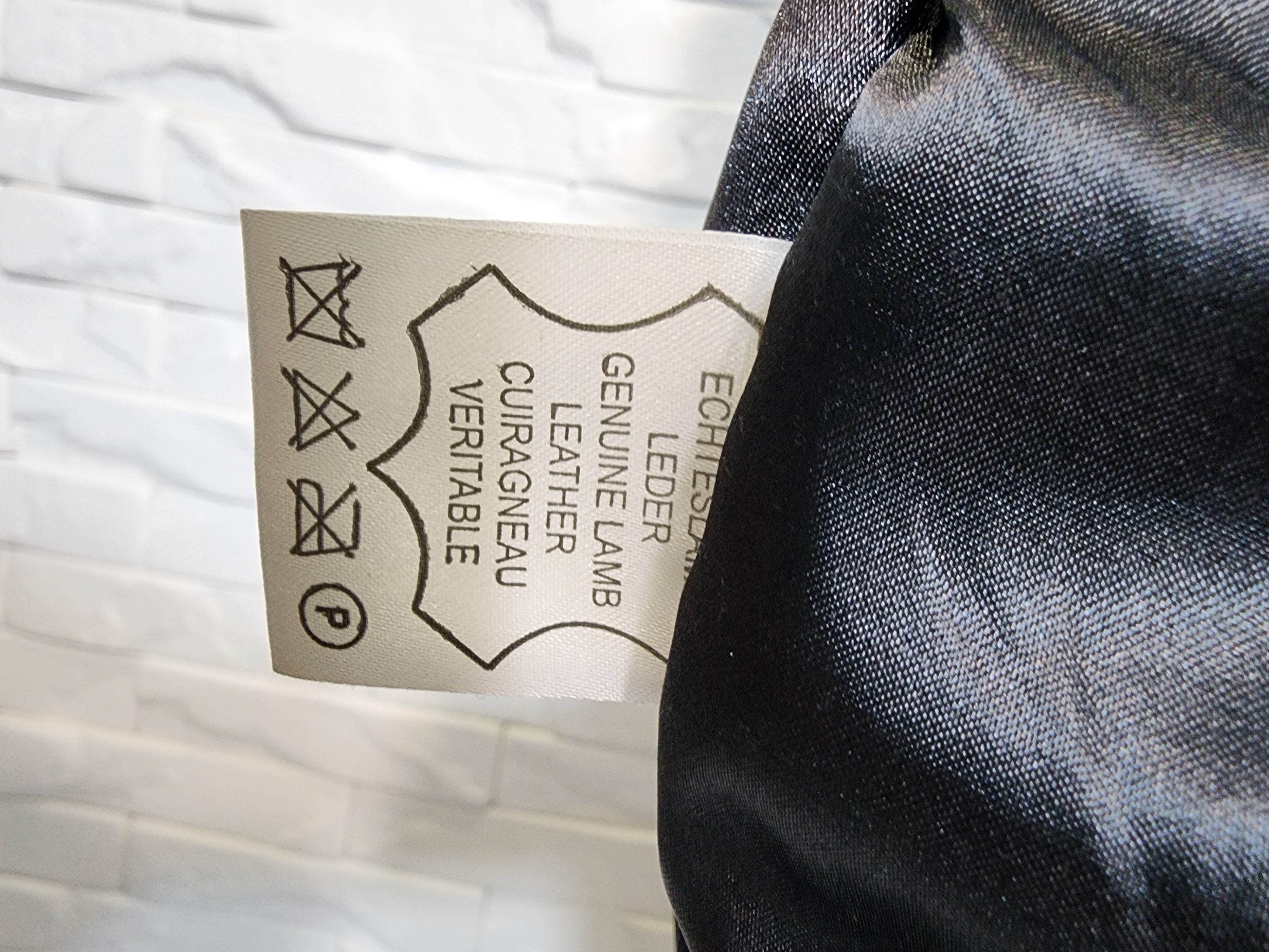 Genuine Leather Black Genuine Leather Jacket: Men's Zippered Style Size US L / EU 52-54 / 3 - 9 Thumbnail