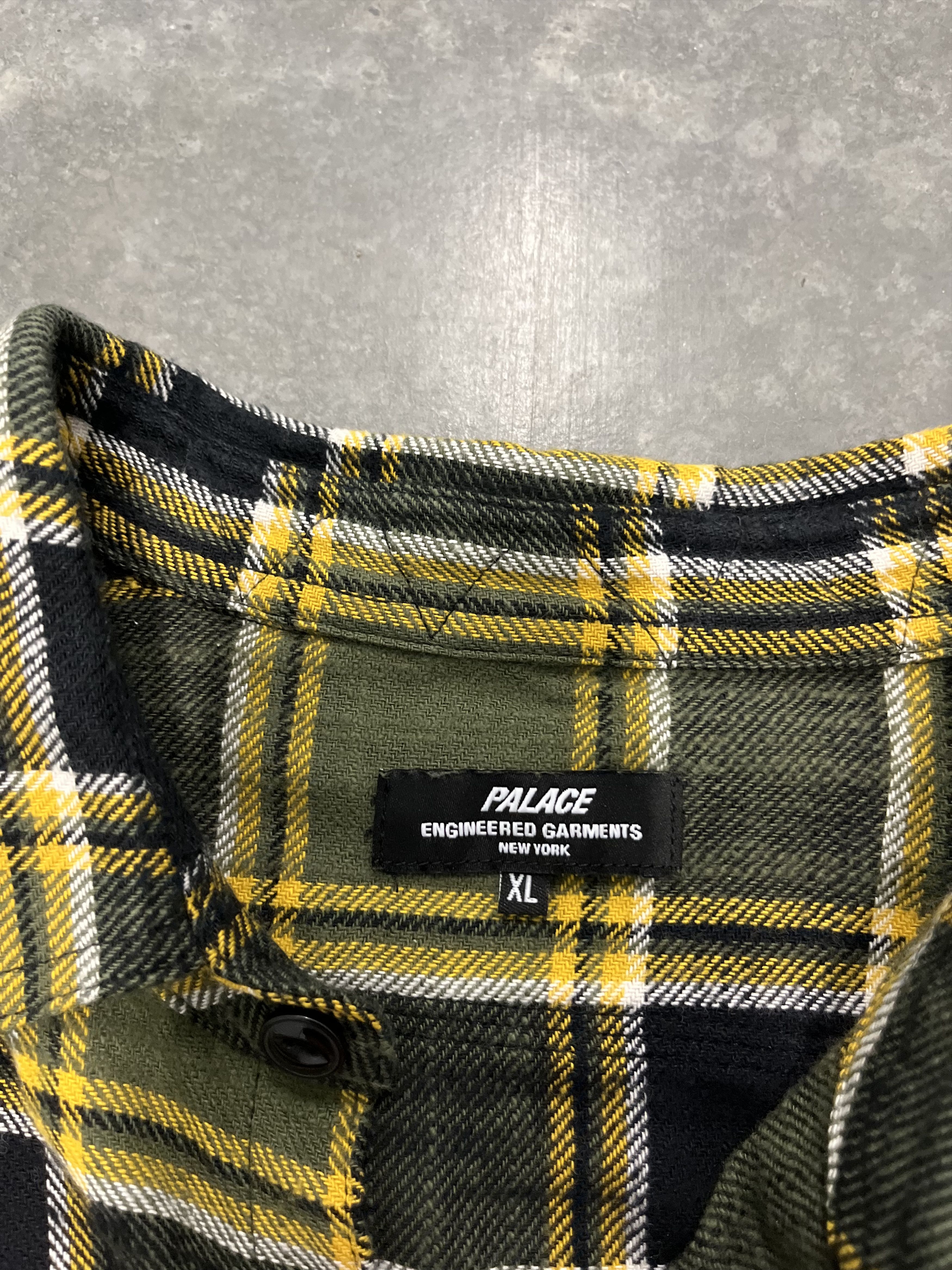 Palace Palace x Engineered Garments Panel Check Work Shirt XL Size US XL / EU 56 / 4 - 6 Thumbnail