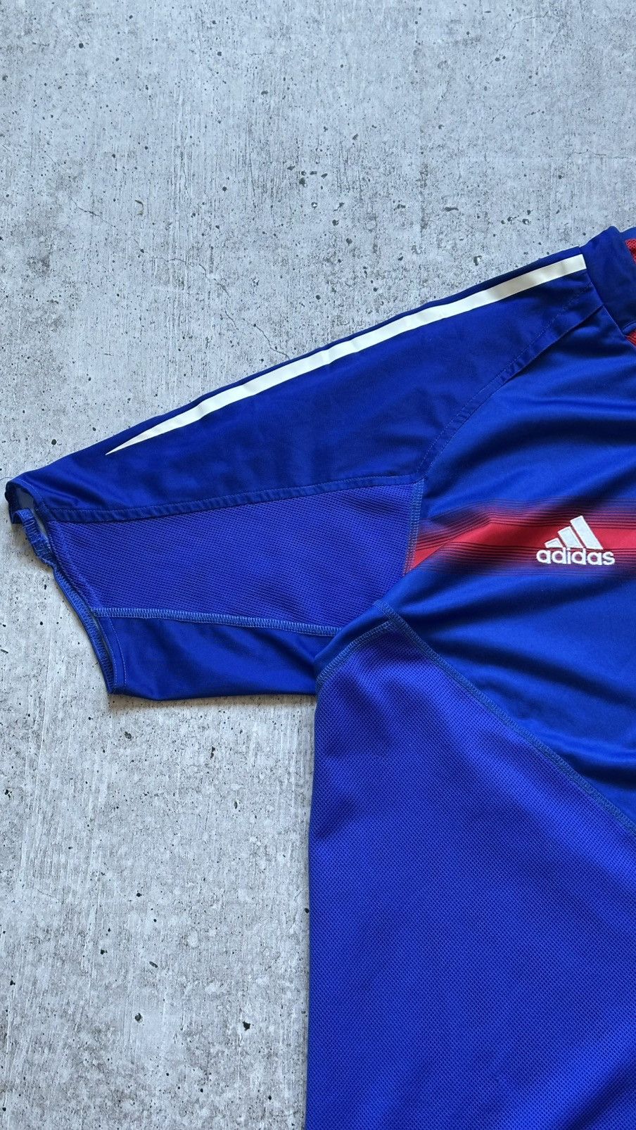 Adidas 2004 Adidas France National Team Vintage Soccer Jersey Size US L / EU 52-54 / 3 - 3 Thumbnail