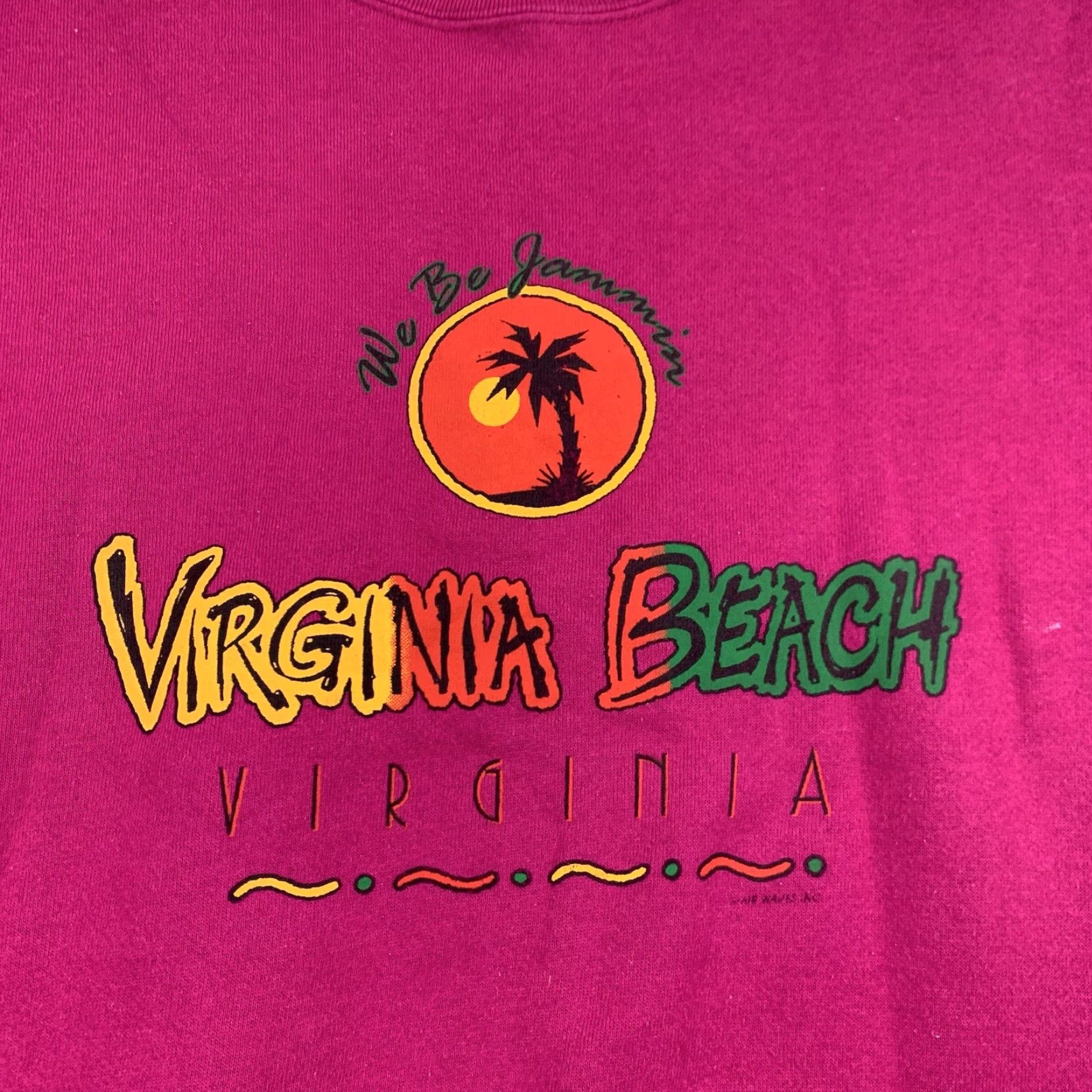 Vintage VINTAGE Duck Head Sweatshirt Shirt Adult Large Pink 90s 1990s We Be Jammin Mens Pullover Crew Neck Long Sleeve Size US L / EU 52-54 / 3 - 2 Thumbnail