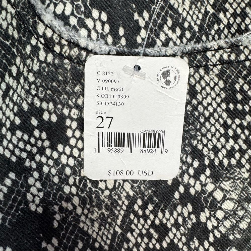 Free People NWT New $108 Free People Maggie Mid-Rise Straight-Leg Print Size 27" / US 4 / IT 40 - 8 Thumbnail