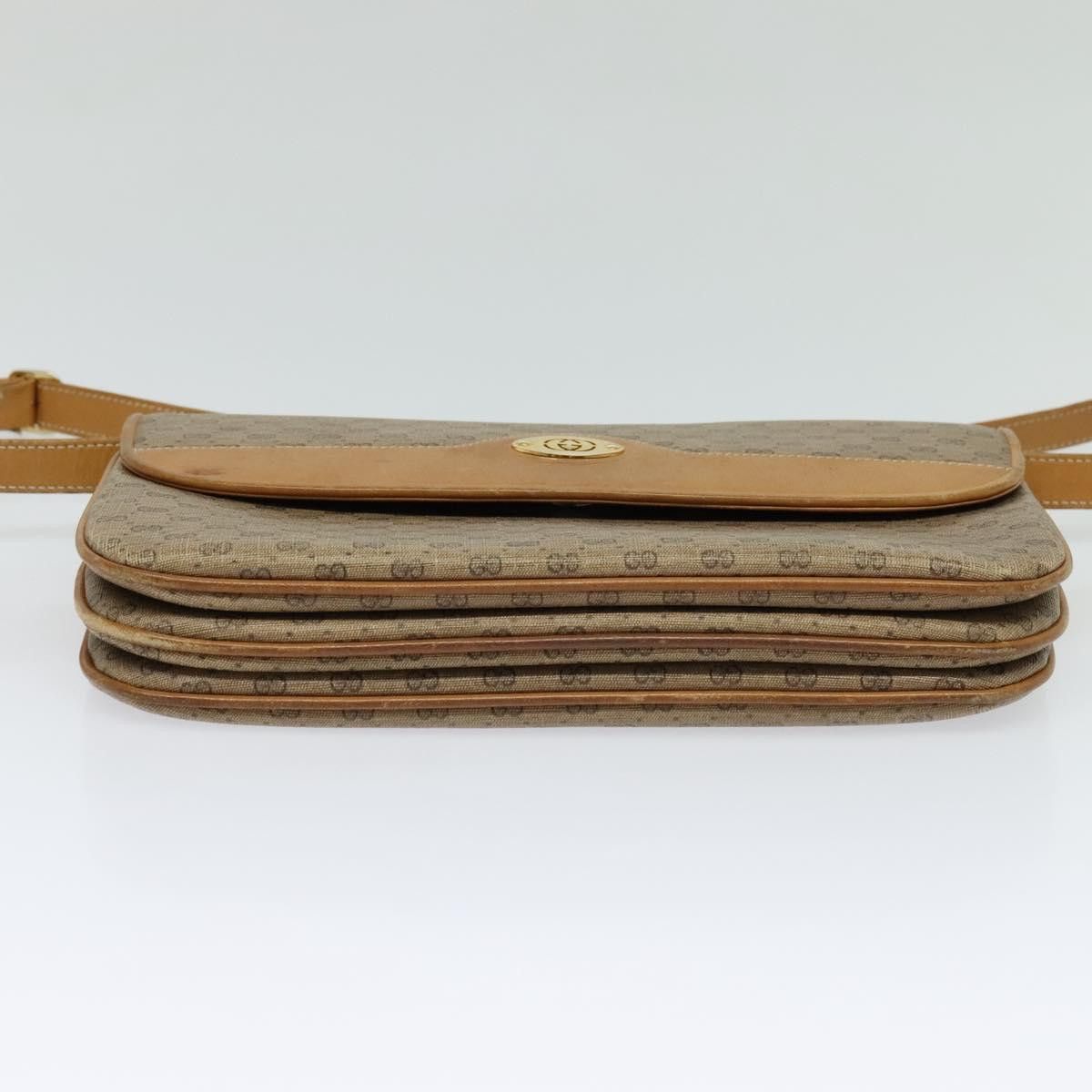 Gucci GUCCI Micro GG Supreme Shoulder Bag Pvc Brown Gold 004 106 Size ONE SIZE - 9 Thumbnail