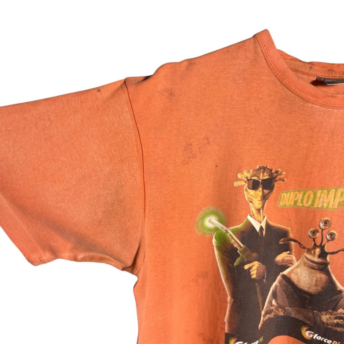 Vintage Vintage 90s Gforce Diesel Men In Black Distressed Movie Tee Size US M / EU 48-50 / 2 - 9 Thumbnail