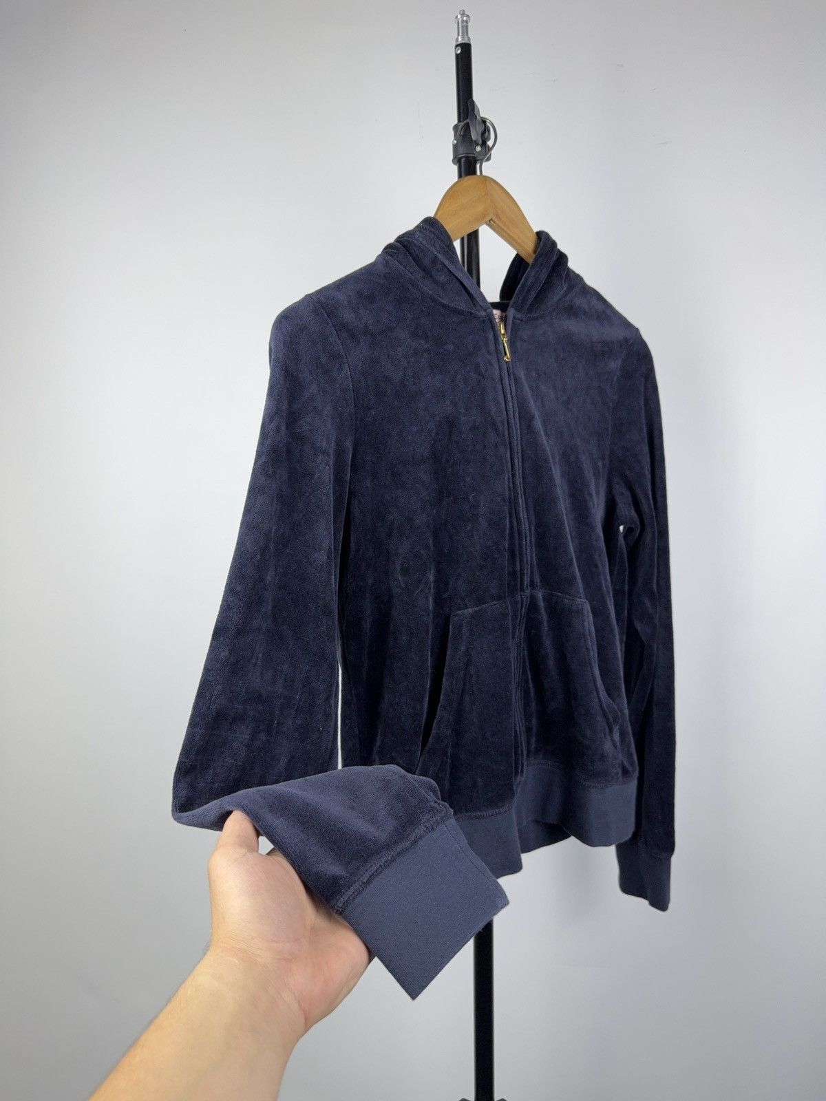 Juicy Couture Vintage 00s Retro Sexy Juicy Couture Full zip Hoodie Size L / US 10 / IT 46 - 5 Thumbnail