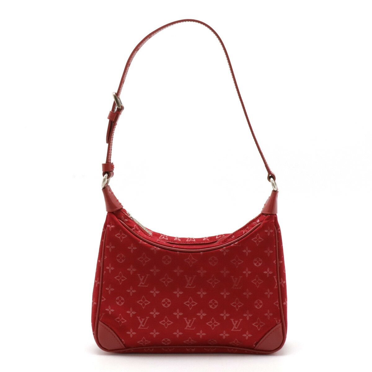 Louis Vuitton Louis Vuitton Louis Vuitton Monogram Satin Little Boulogne Pouch M92351 Canvas Handbag M92351 DUTY FREE for USA Size ONE SIZE - 1 Thumbnail