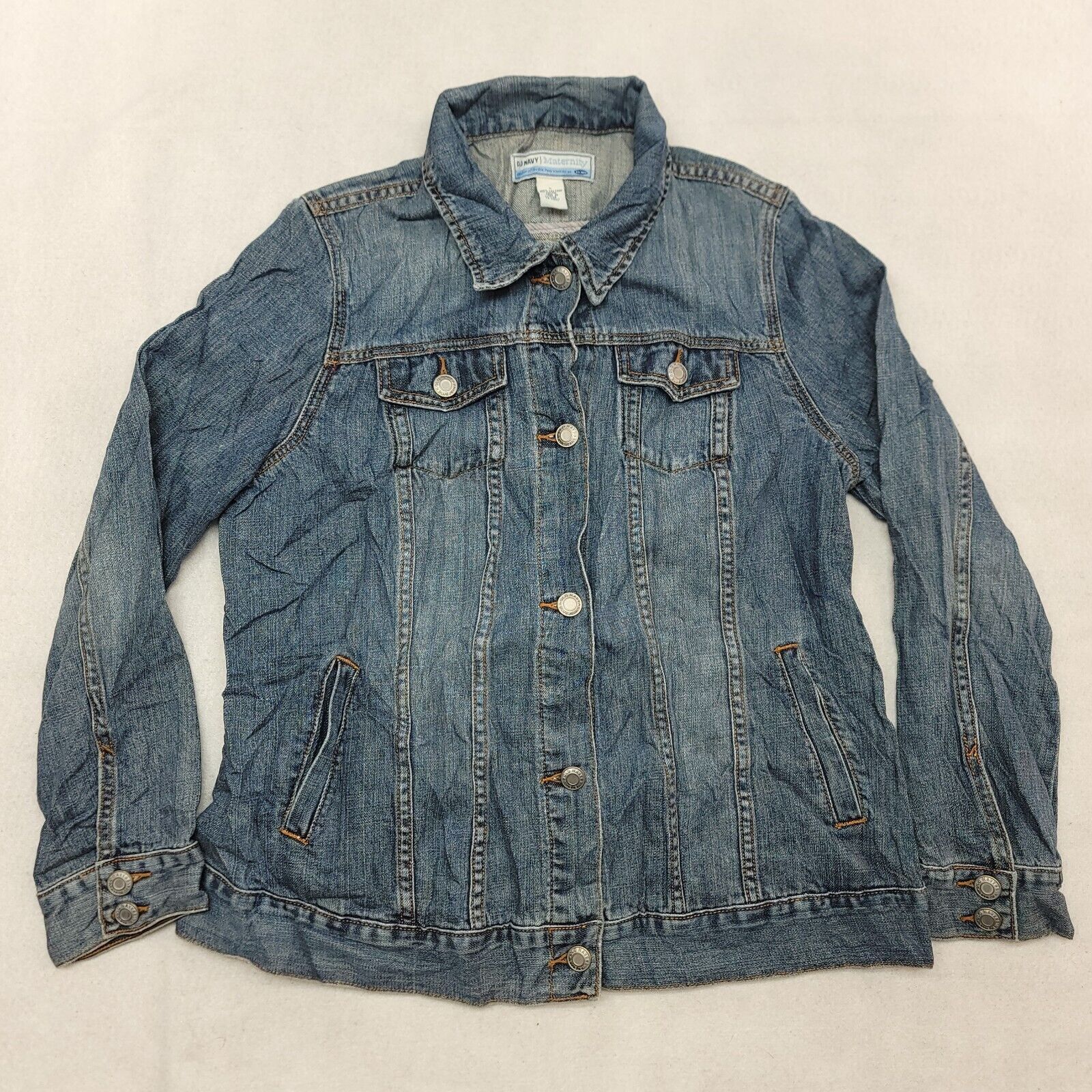 Old Navy Old Navy Casual Button Denim Jean Jacket Womens Size M Blue Size M / US 6-8 / IT 42-44 - 2 Thumbnail