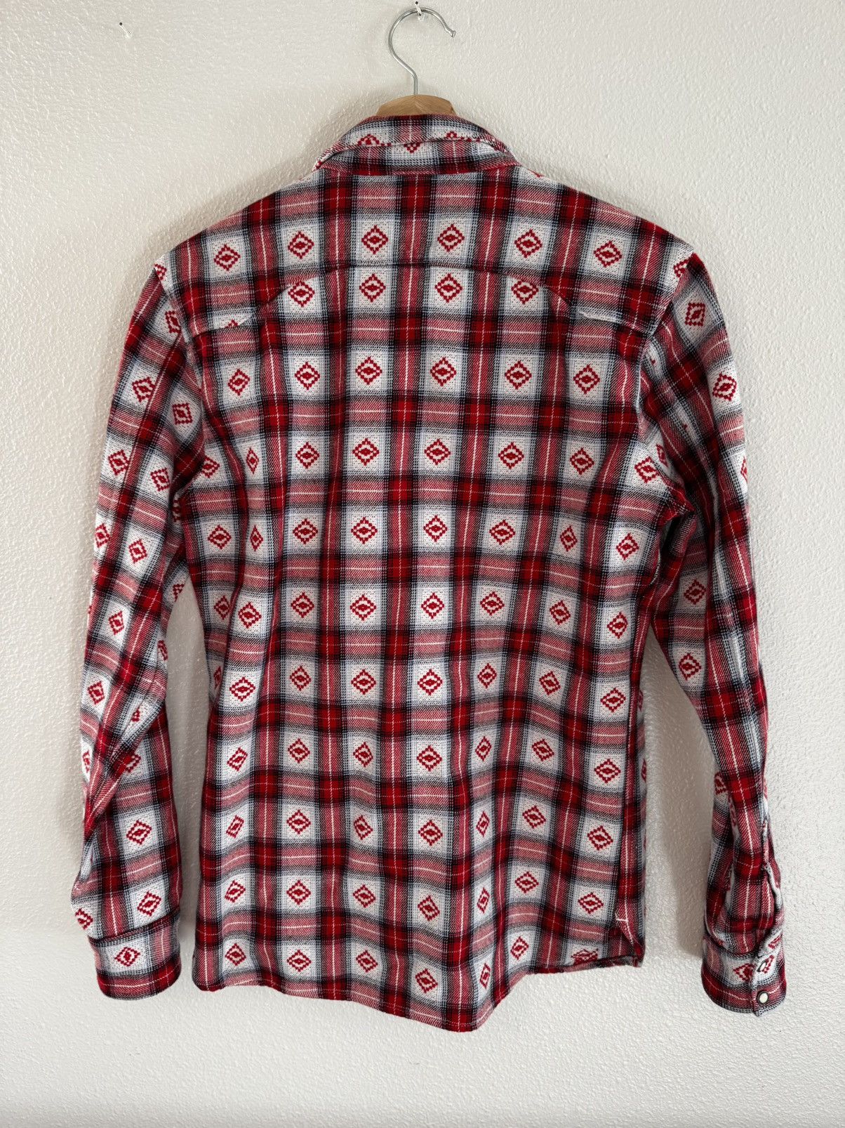 Freenote Freenote Red Pearl Snap Button Up (S) Size US S / EU 44-46 / 1 - 2 Thumbnail