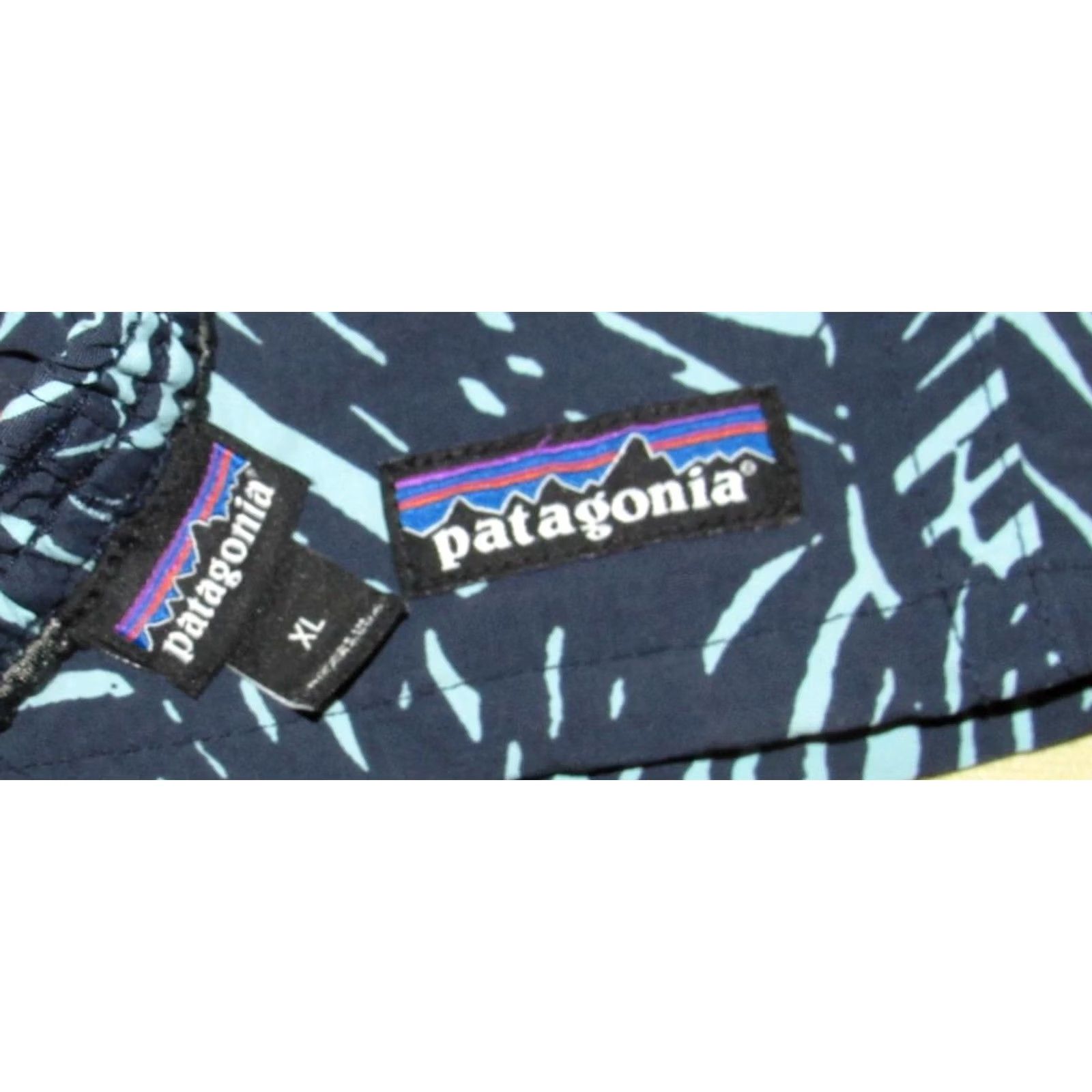 Patagonia PATAGONIA Blue Printed 5" Baggies Shorts XL Men XL Blue Athletic Shorts Size US 36 / EU 52 - 4 Thumbnail