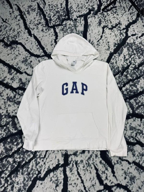 Gap Gap white hoodie L logo Size US L / EU 52-54 / 3 - 1 Thumbnail