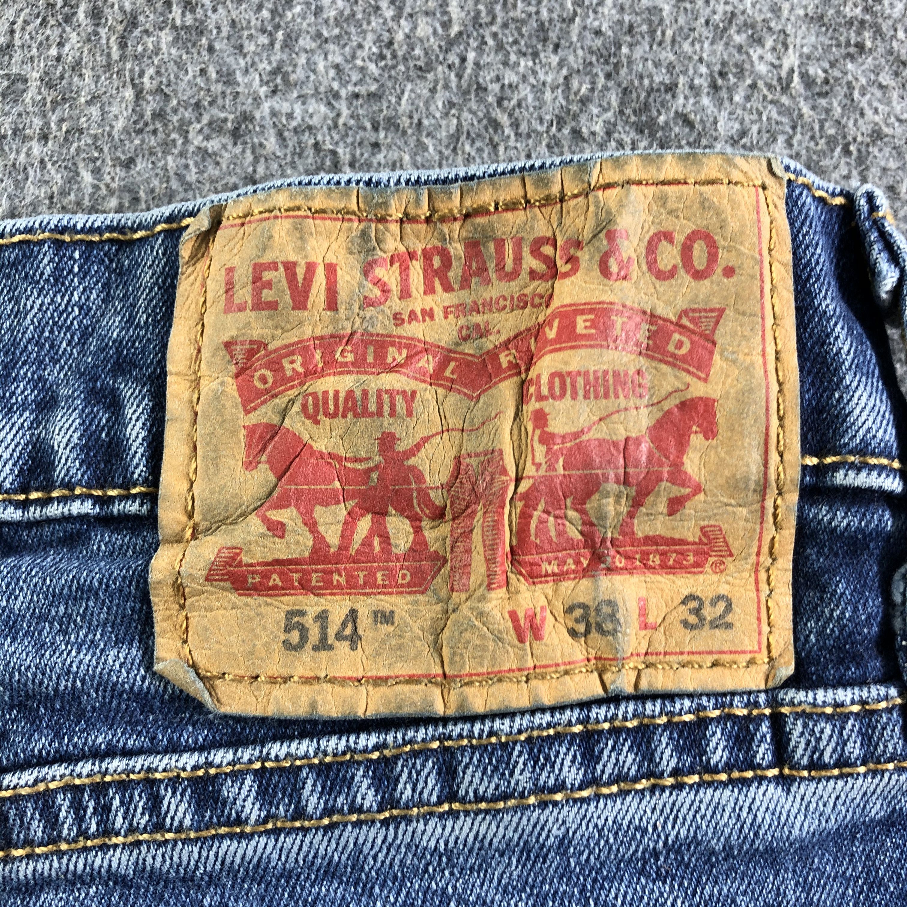 Levi's Vintage Blue Wash Levis 514 Jeans-J4251 Size US 38 / EU 54 - 5 Thumbnail