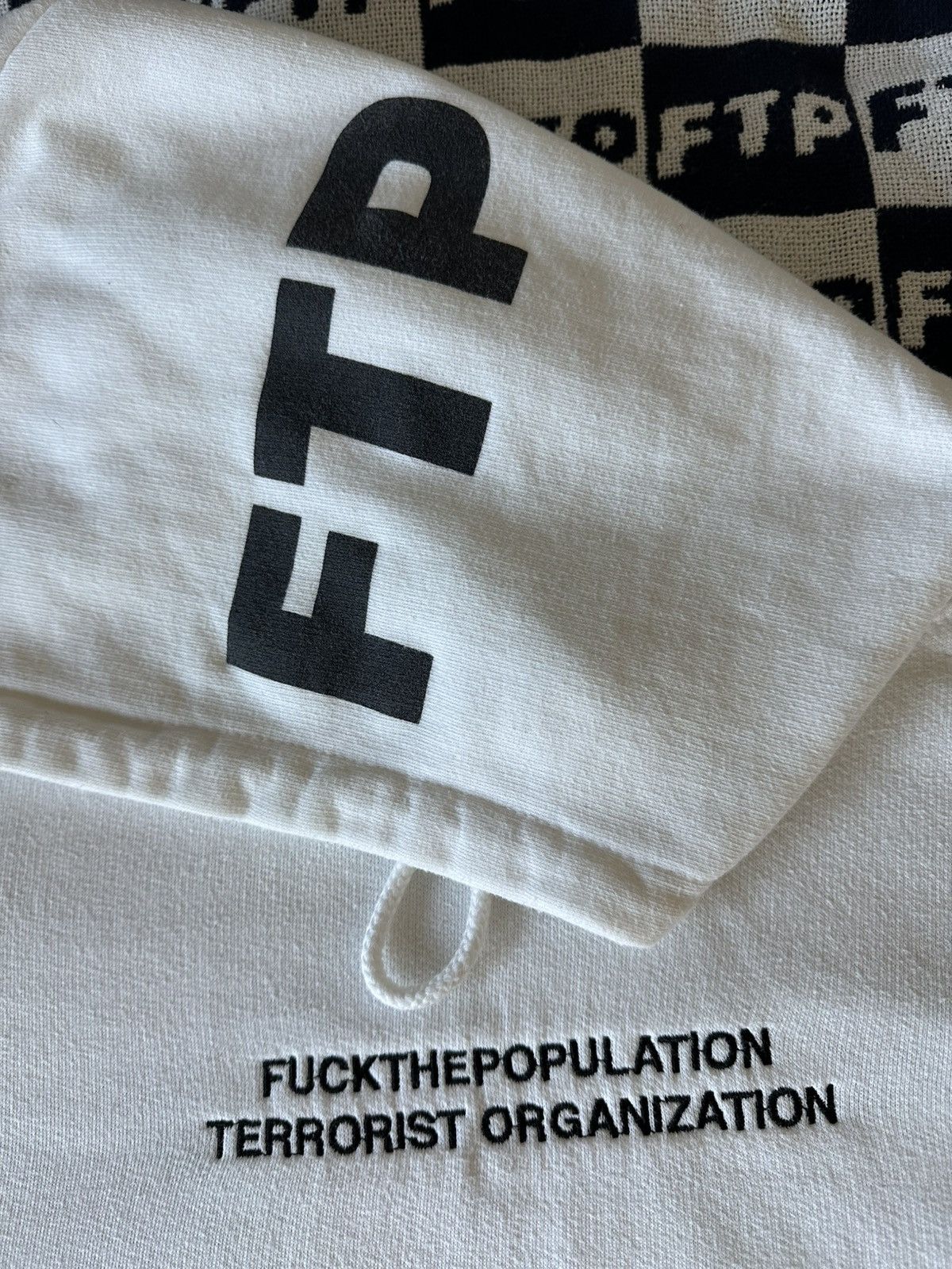 Fuck The Population FTP TERRORIST ORG. HOODIE Size US L / EU 52-54 / 3 - 3 Thumbnail