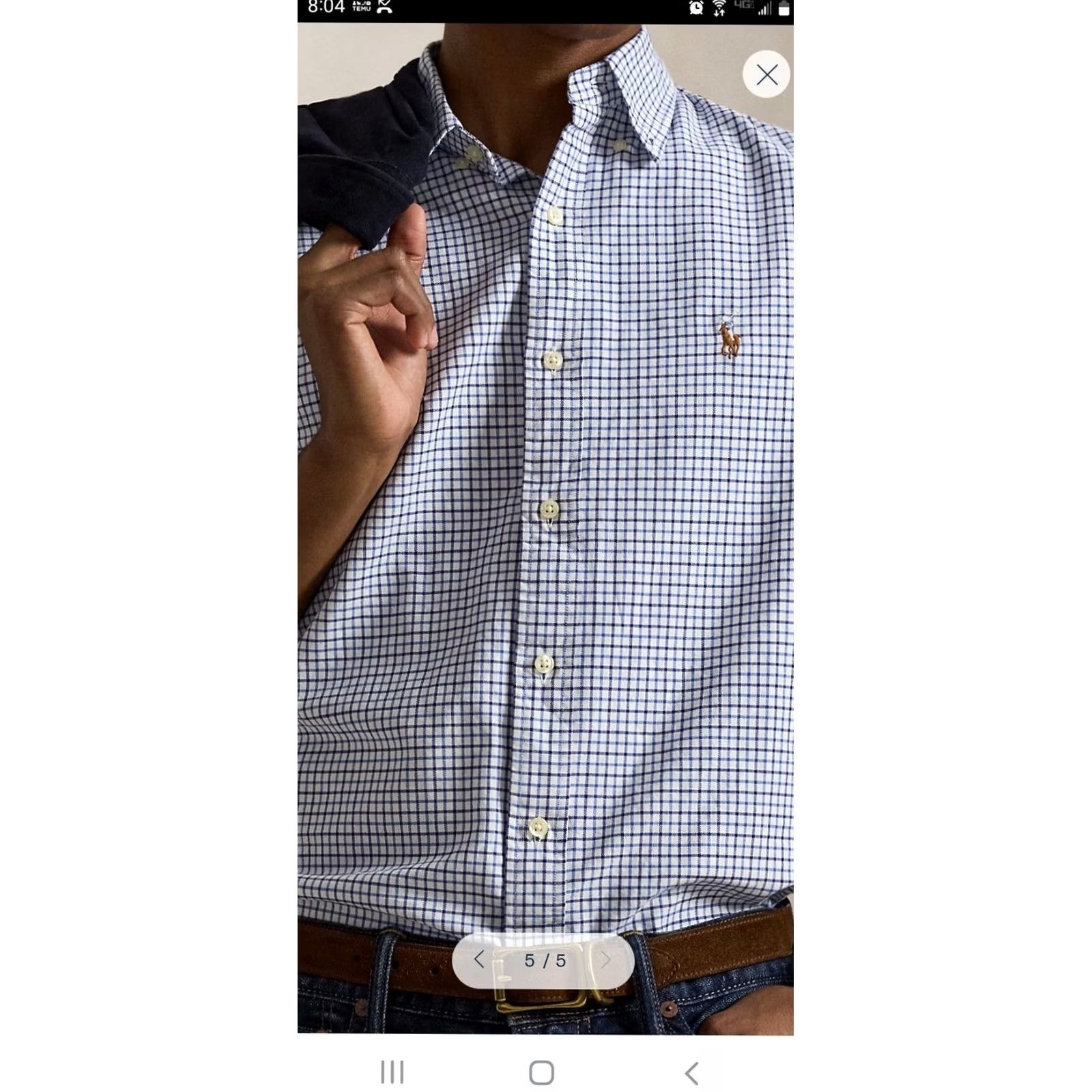 Ralph Lauren VINTAGE Polo Ralph Lauren Tattersall Oxford Shirt Mens Sz Small Plaid Button Down Size US S / EU 44-46 / 1 - 4 Thumbnail