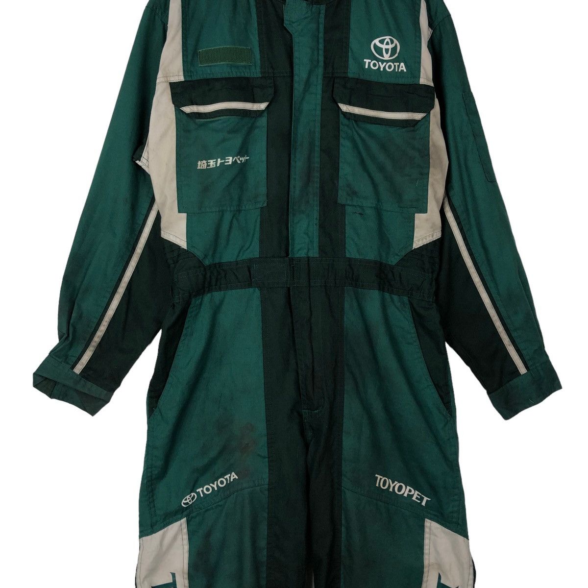 Other 🔥90’s VINTAGE OVERALL TOYOTA TECNO WORK BIG LOGO Size US 34 / EU 50 - 6 Thumbnail