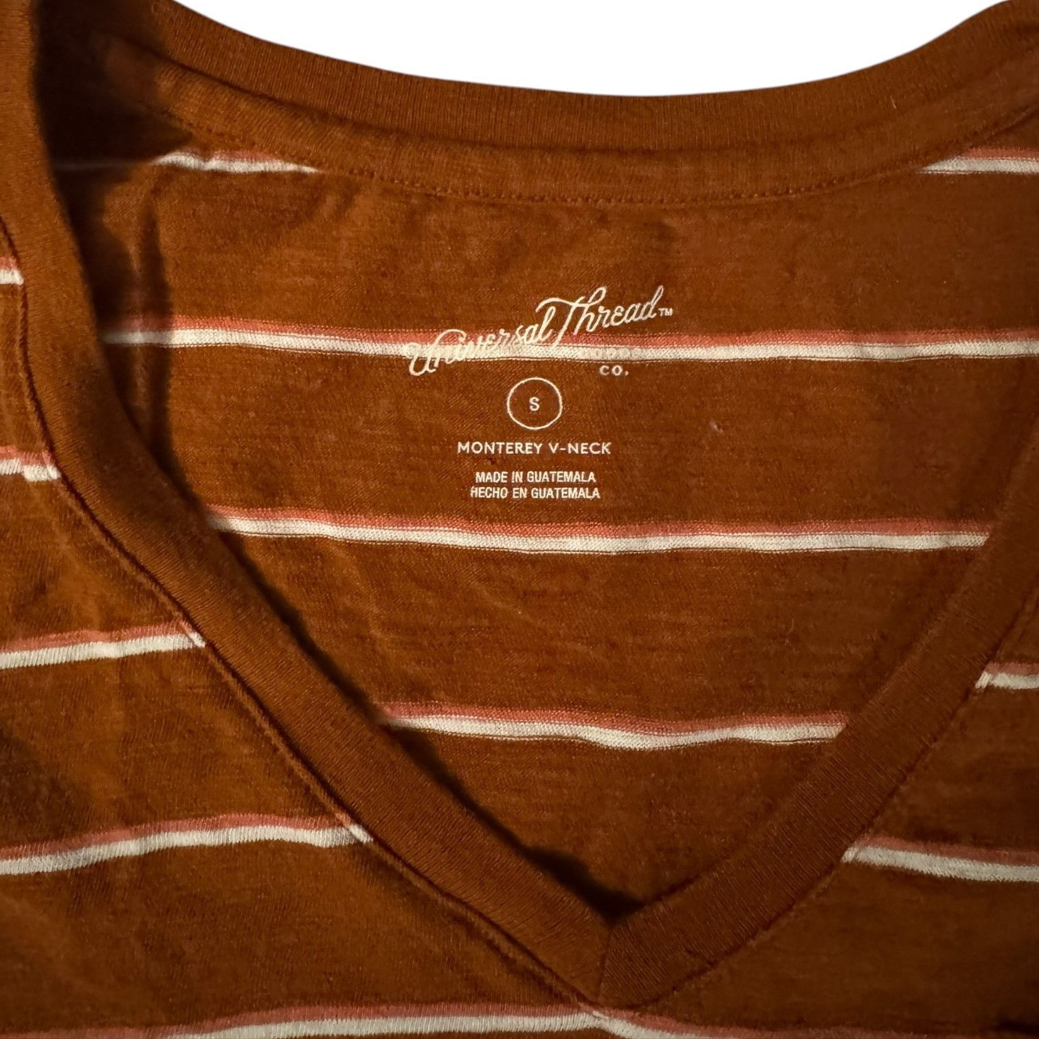 Other Universal Threads Burnt Orange Monterey V Neck T Shirt Small Size S / US 4 / IT 40 - 2 Thumbnail