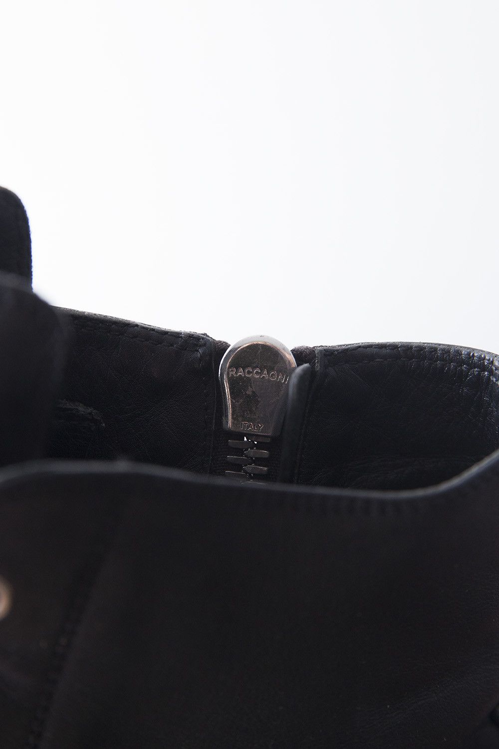 Rick Owens AW17 black leather Ramones sneakers Size US 10 / EU 43 - 8 Thumbnail
