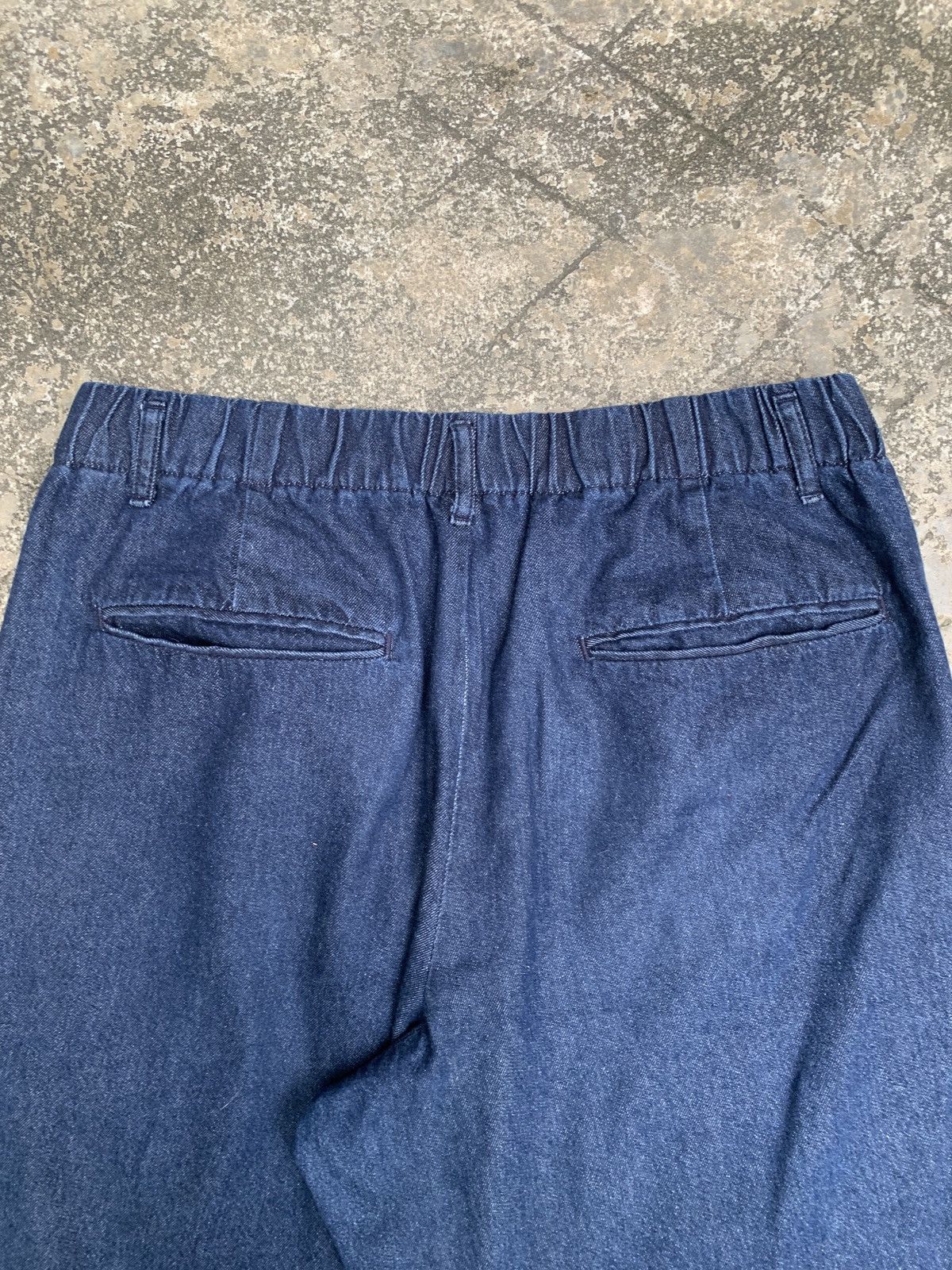 GU GU Japan Indigo Blue Jeans Relaxed Fit Baggy Balloon Pants Size US 36 / EU 52 - 6 Thumbnail