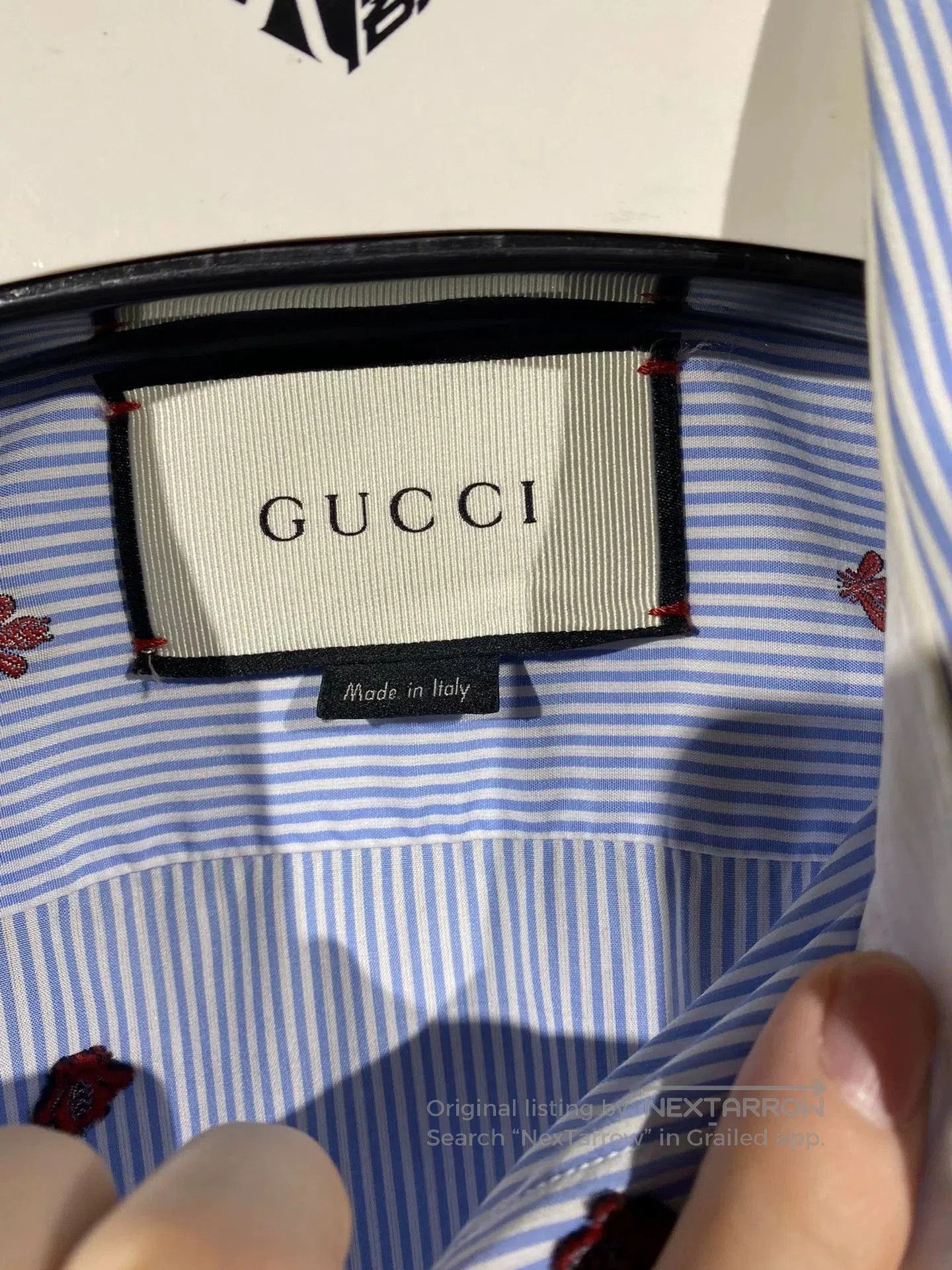 Gucci Gucci Women's Shirt Jacket with Embroidery. Size M / US 6-8 / IT 42-44 - 6 Thumbnail