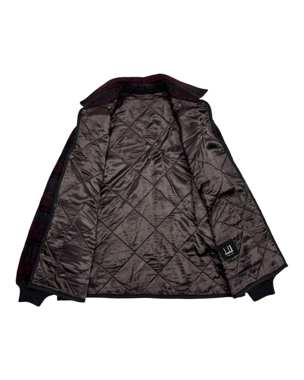 Alfred Dunhill 🔥VINTAGE ALFRED DUNHILL PLAID WOOL BOMBER JACKET Size US M / EU 48-50 / 2 - 4 Thumbnail