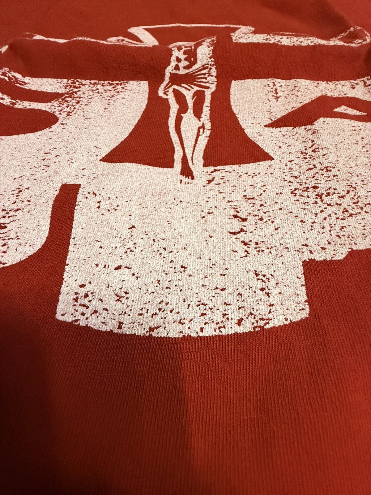 HELLSTAR Hellstar Jesus Emblem Tee Red size XL Size US XL / EU 56 / 4 - 3 Thumbnail