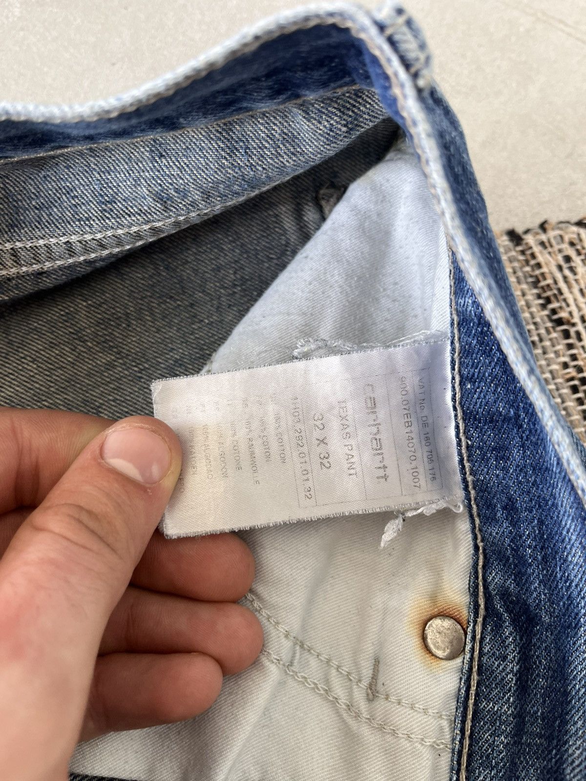 Carhartt Vintage Carhartt Denim Jeans Straight cut Sk8 Y2K Blue Pants Size US 32 / EU 48 - 14 Thumbnail