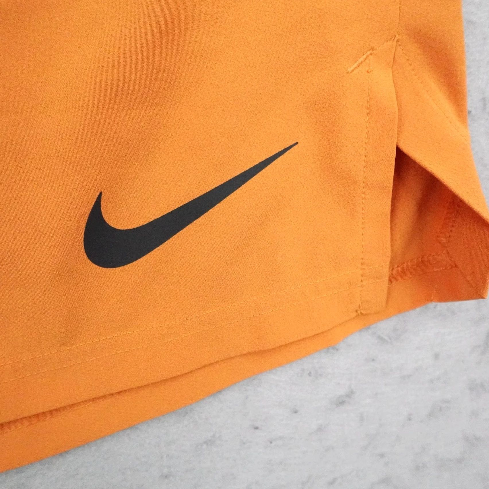 Nike Nike Shorts Men Small Orange Dri Fit Pro Flex Vent Performance Training Athletic Size US 29 - 3 Thumbnail